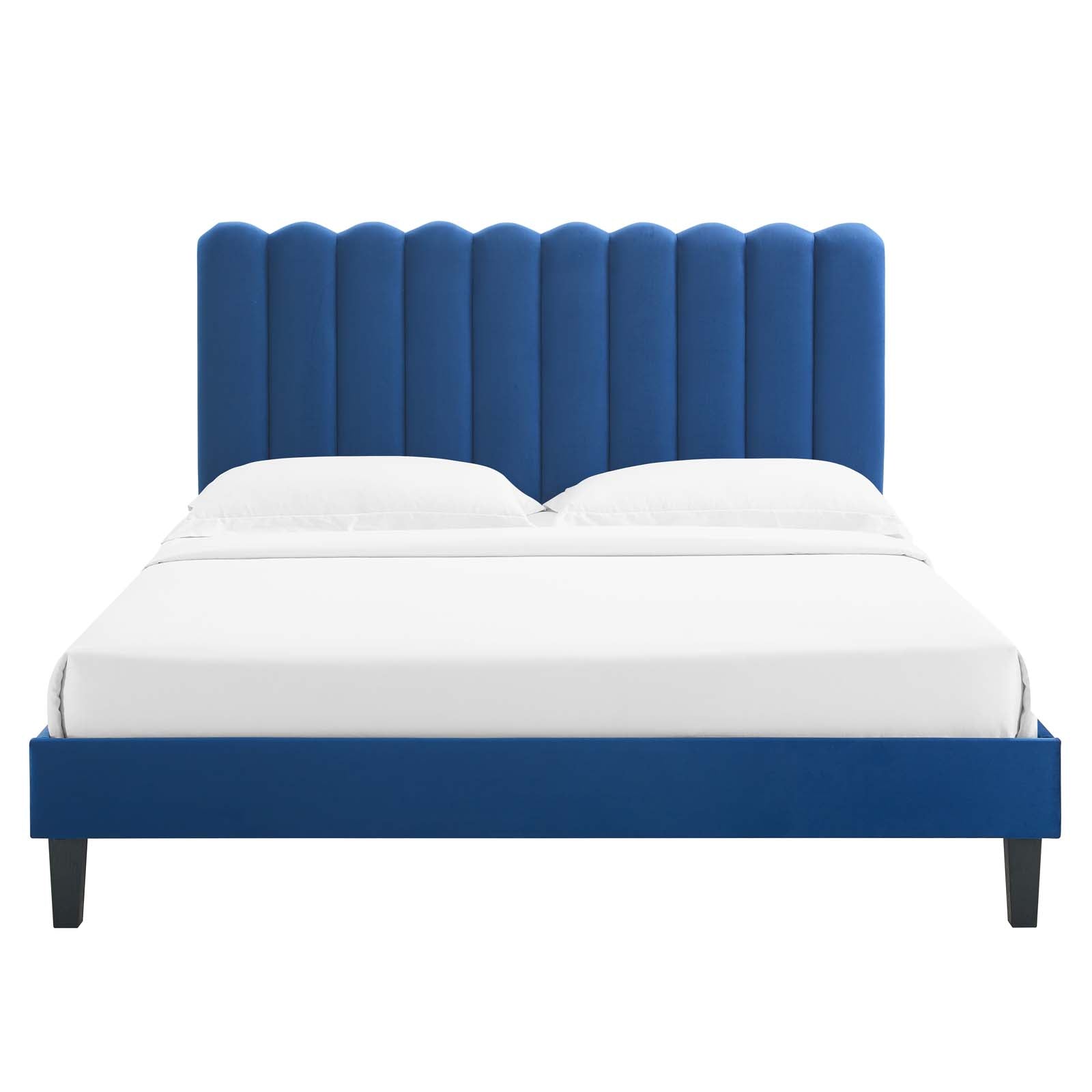 Reagan Full Performance Velvet Platform Bed By Modway - MOD-6893 | Beds | Modishstore - 76