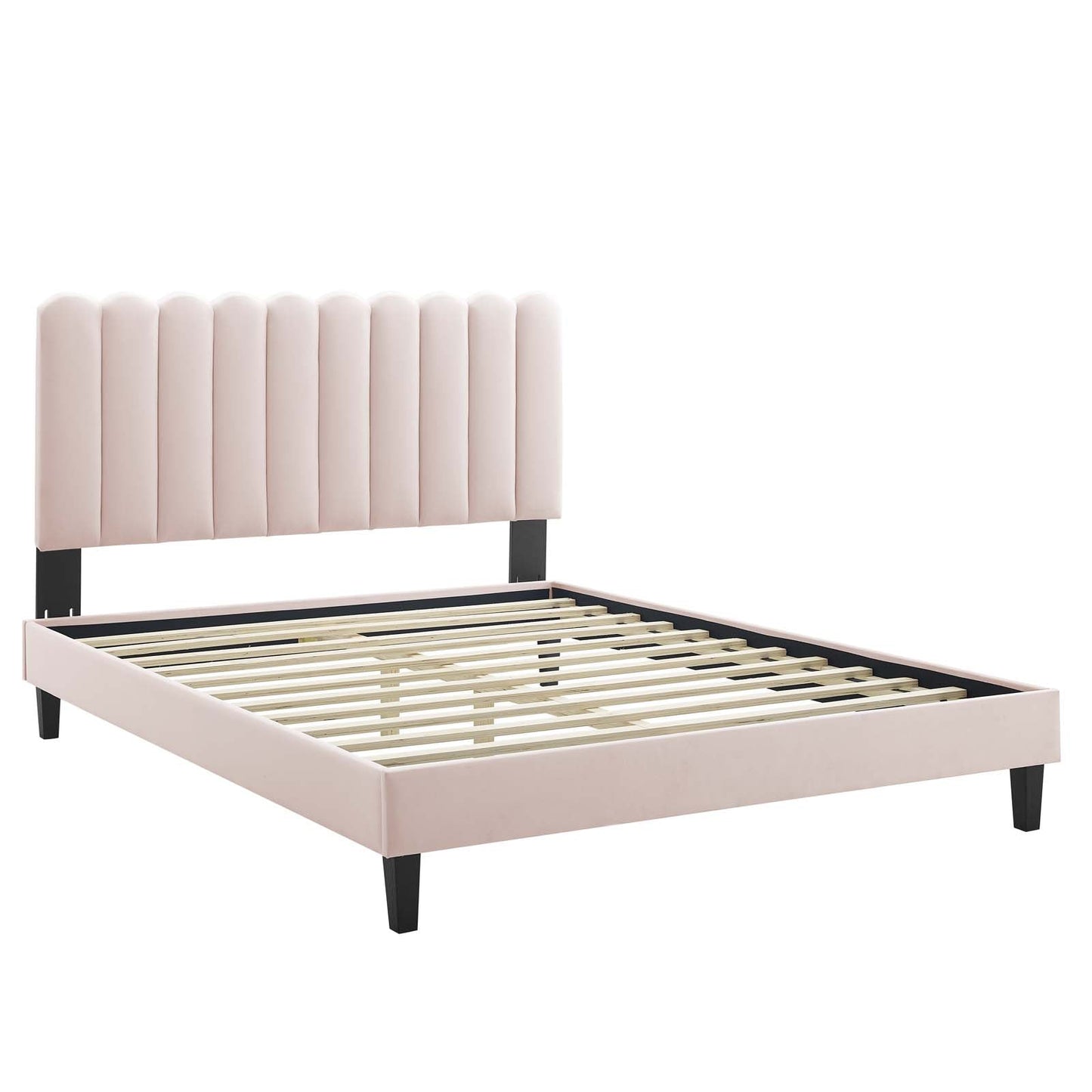 Reagan Full Performance Velvet Platform Bed By Modway - MOD-6893 | Beds | Modishstore - 90
