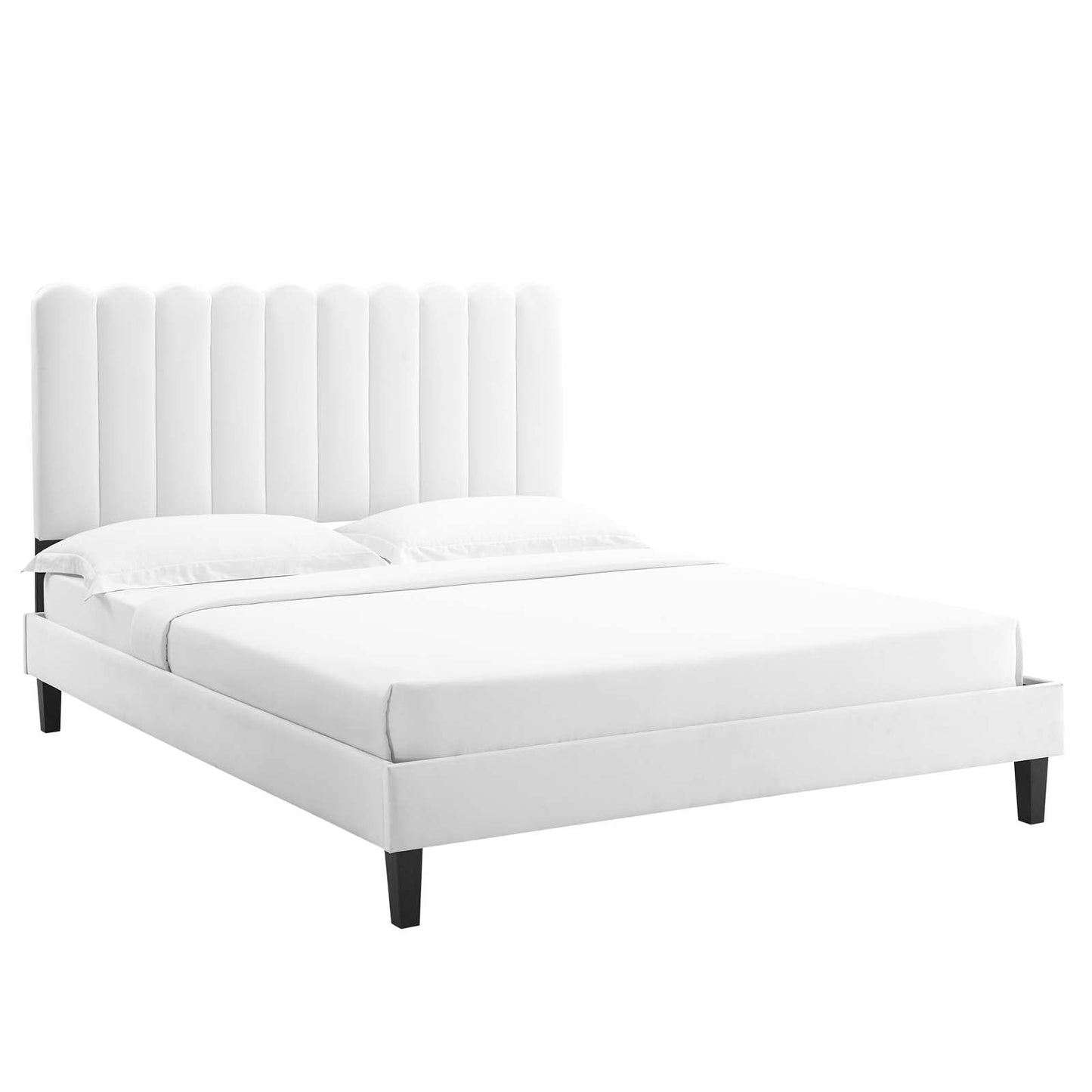 Reagan Full Performance Velvet Platform Bed By Modway - MOD-6893 | Beds | Modishstore - 113