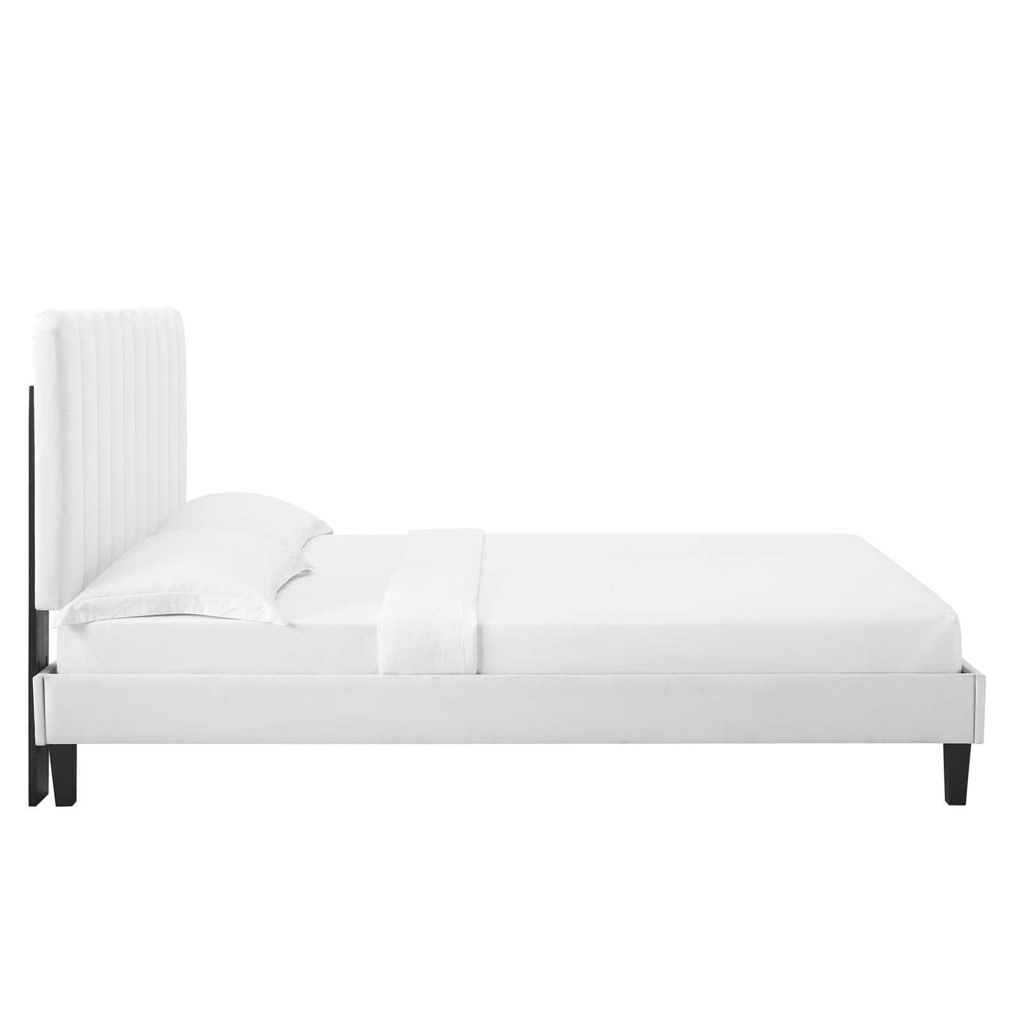 Reagan Full Performance Velvet Platform Bed By Modway - MOD-6893 | Beds | Modishstore - 123