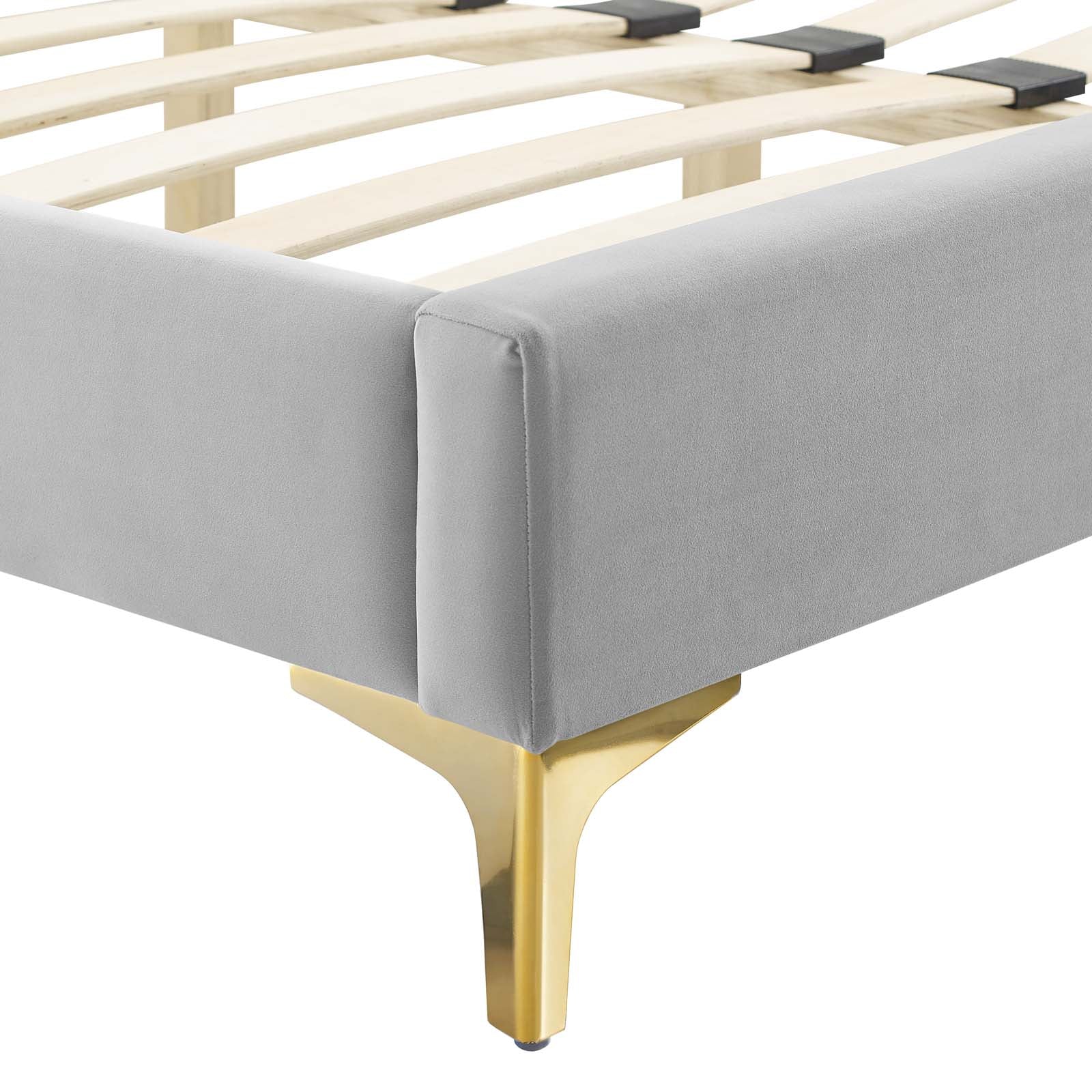 Modway Lindsey Performance Velvet Full Platform Bed | Beds | Modishstore-18
