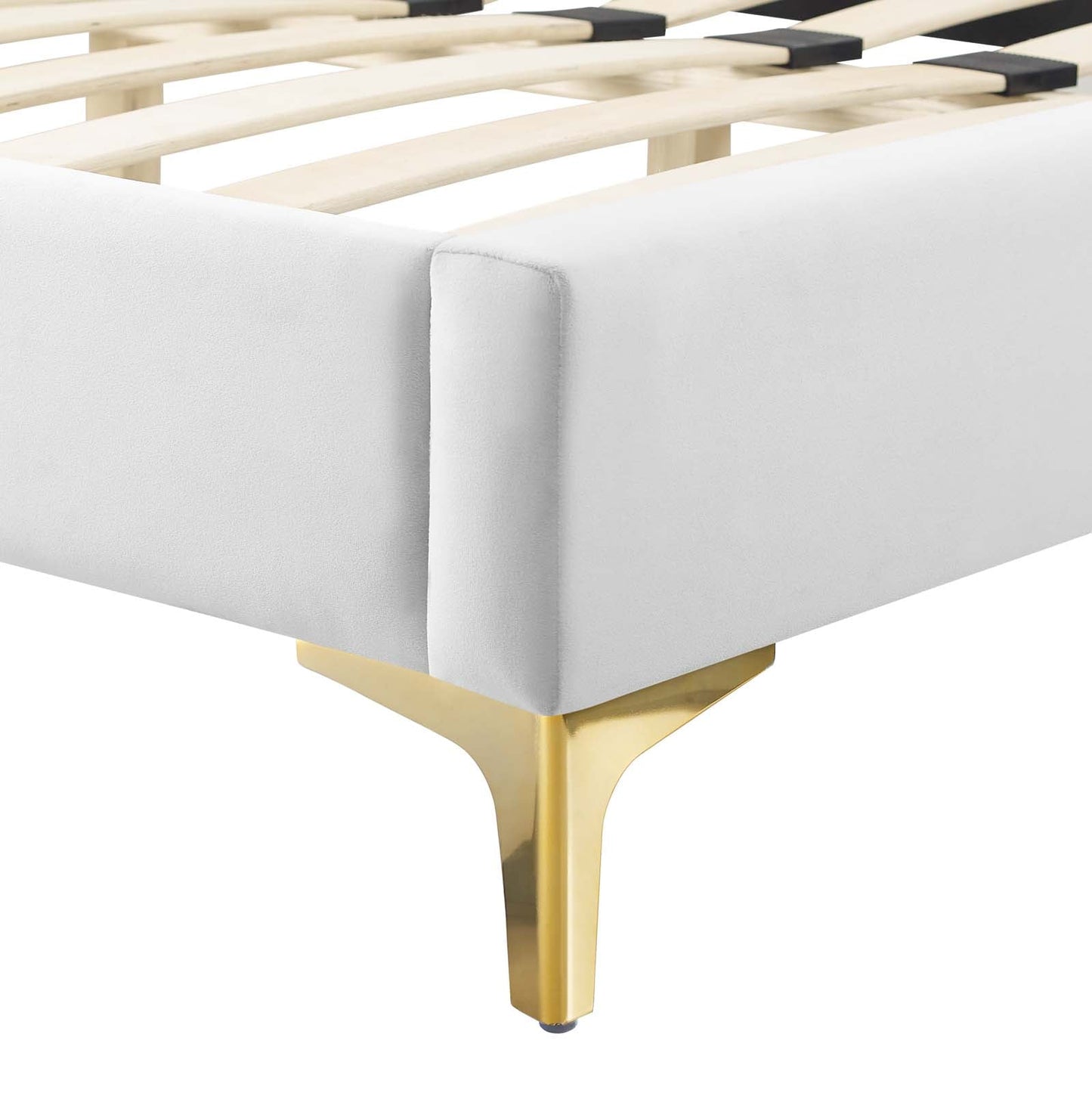 Modway Lindsey Performance Velvet Full Platform Bed | Beds | Modishstore-53
