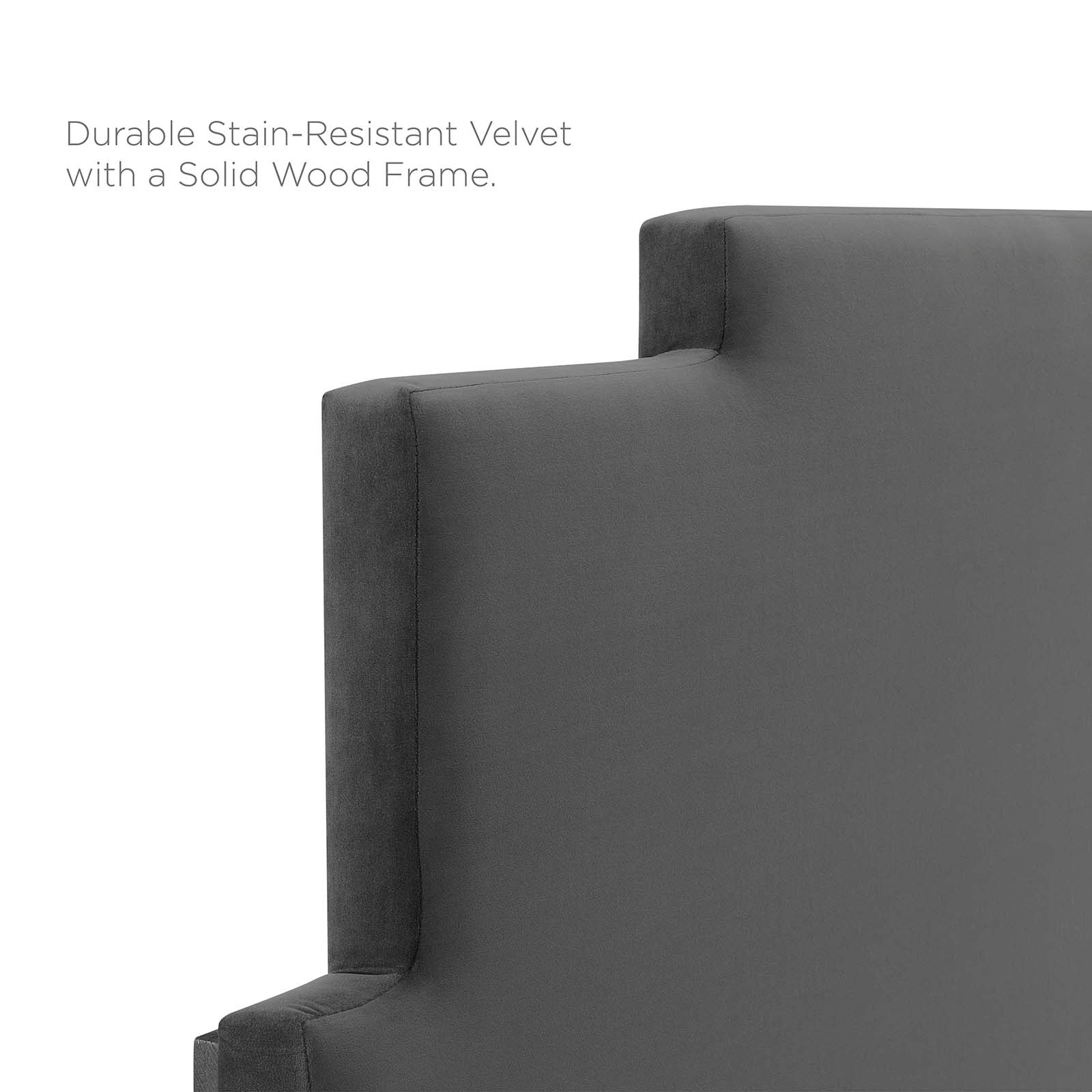 Modway Lindsey Performance Velvet Full Platform Bed | Beds | Modishstore-5
