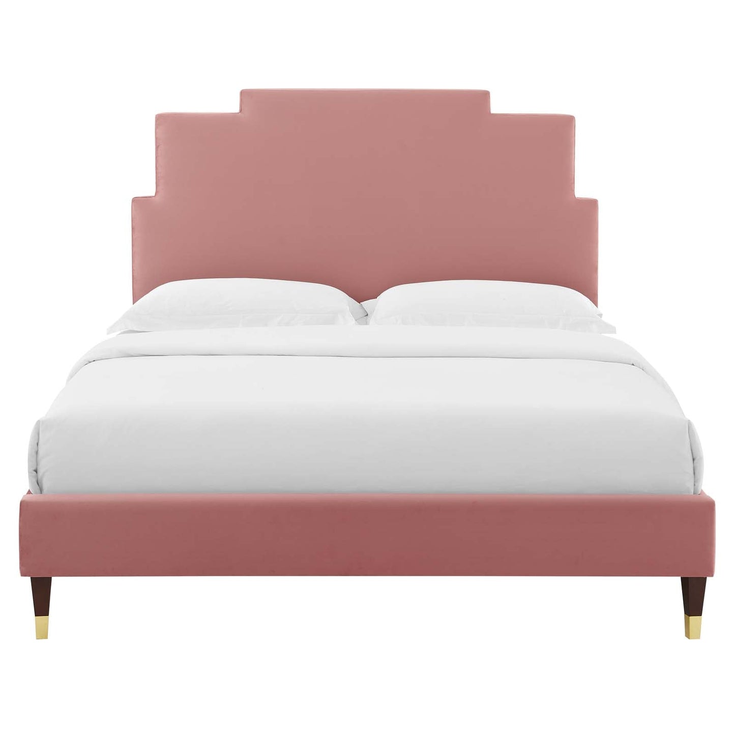 Modway Lindsey Performance Velvet Full Platform Bed | Beds | Modishstore-14