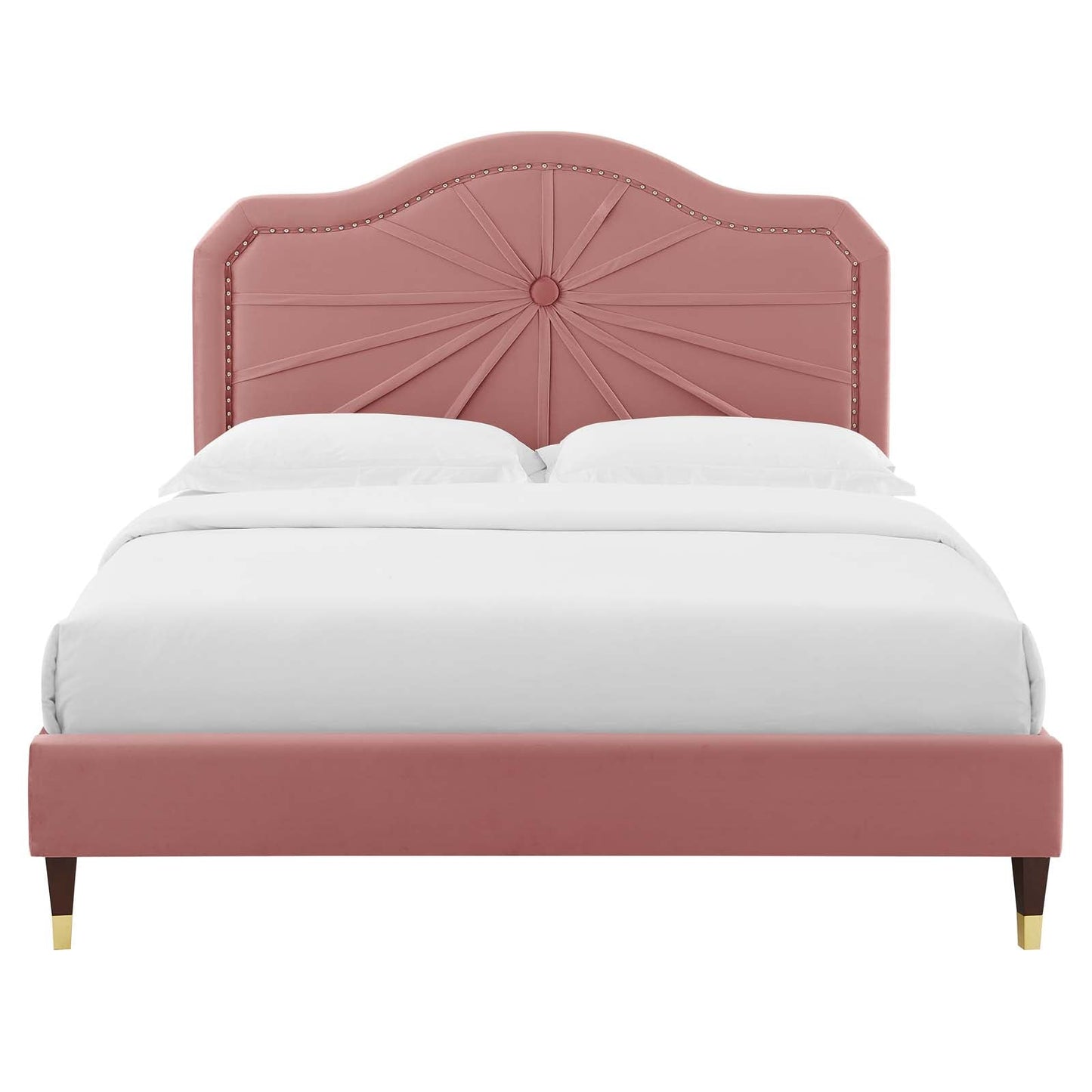 Modway Portia Performance Velvet Twin Platform Bed | Beds | Modishstore-14