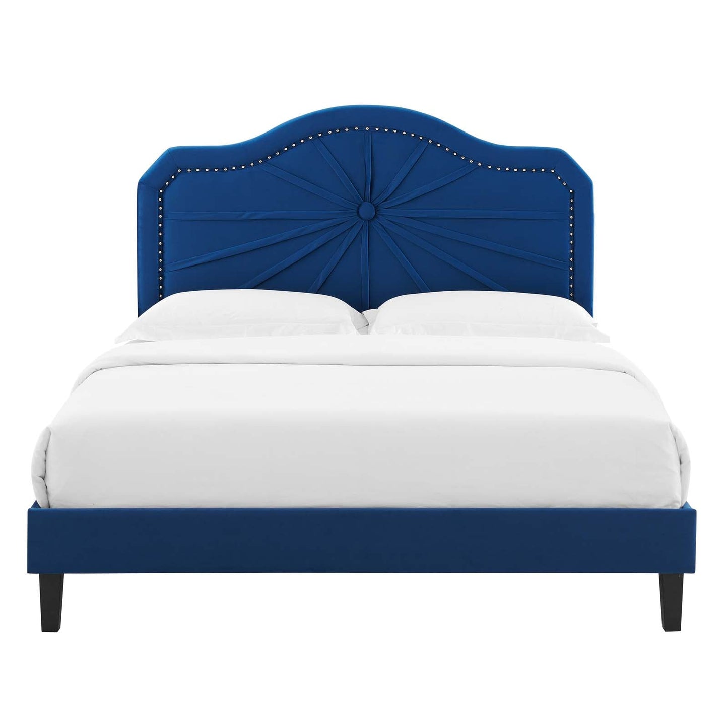 Modway Portia Performance Velvet Twin Platform Bed | Beds | Modishstore-37