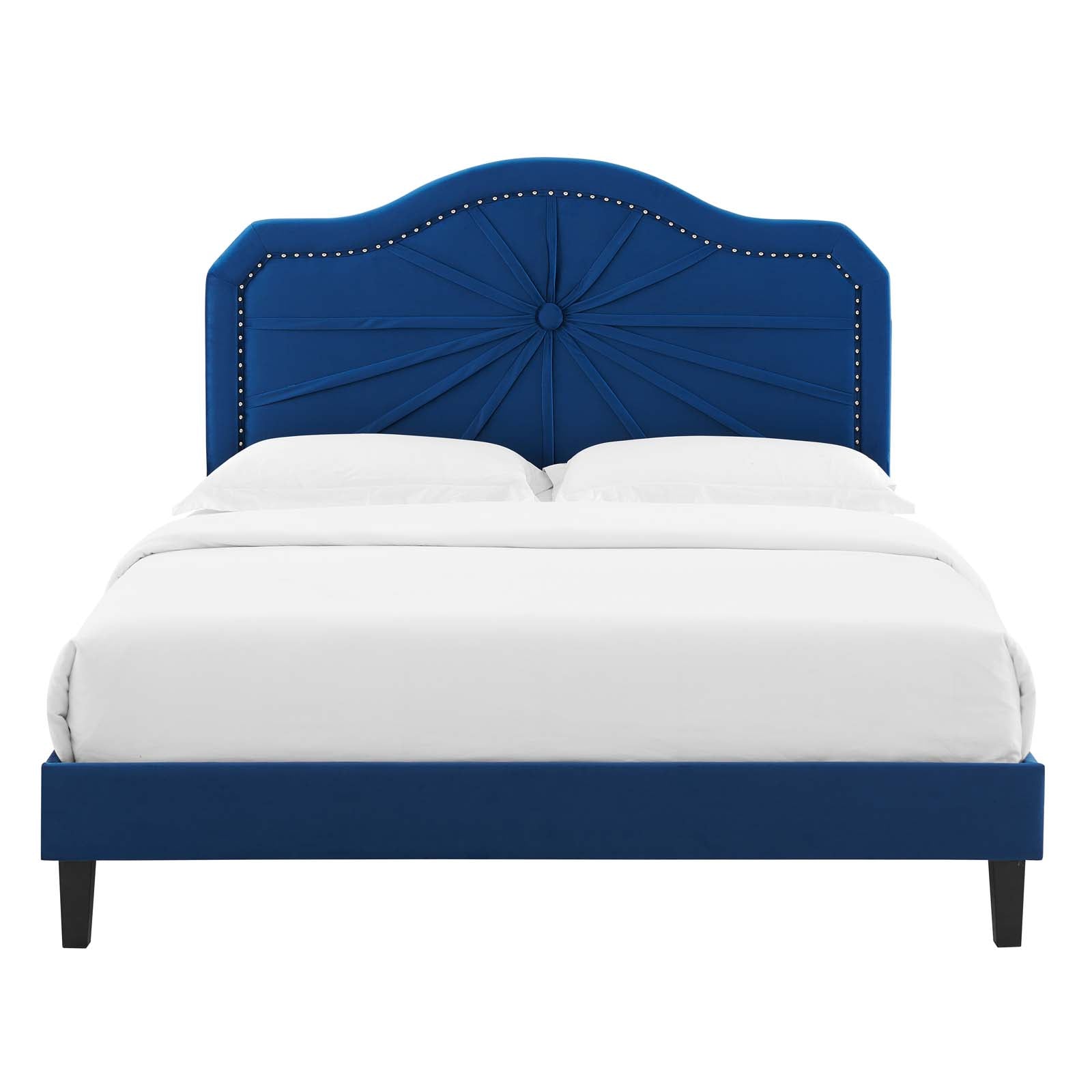 Modway Portia Performance Velvet Twin Platform Bed | Beds | Modishstore-37
