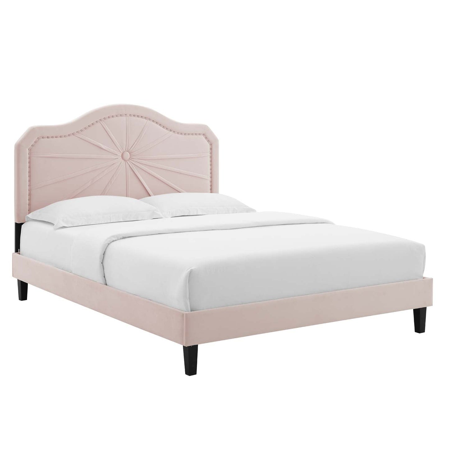 Modway Portia Performance Velvet Twin Platform Bed | Beds | Modishstore-41