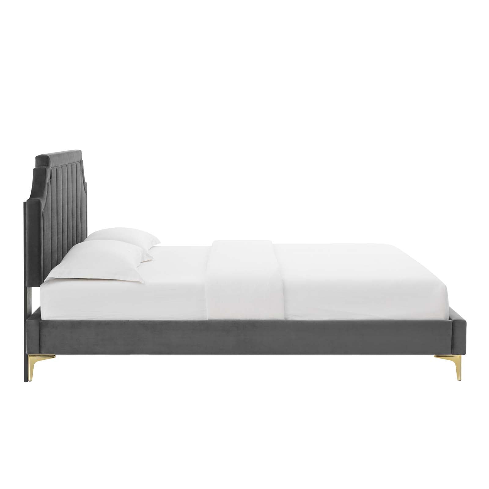 Modway Sienna Performance Velvet Twin Platform Bed | Beds | Modishstore-5