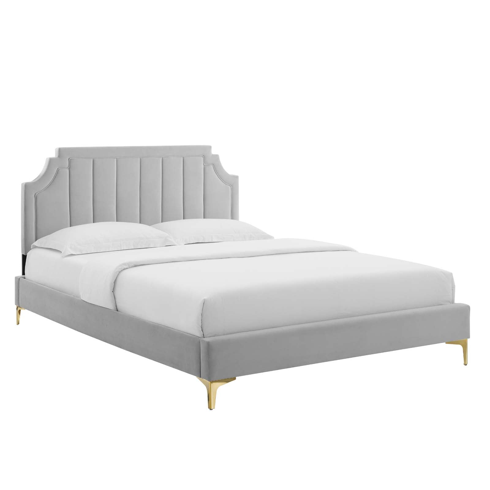 Modway Sienna Performance Velvet Twin Platform Bed | Beds | Modishstore-16