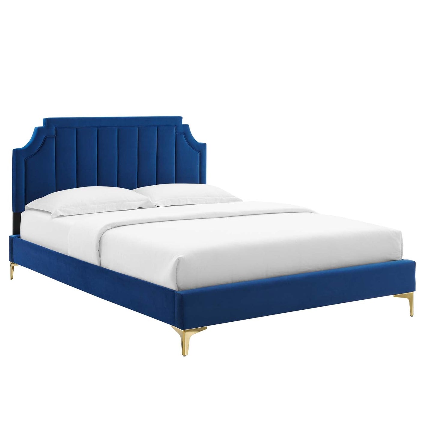 Modway Sienna Performance Velvet Twin Platform Bed | Beds | Modishstore-30