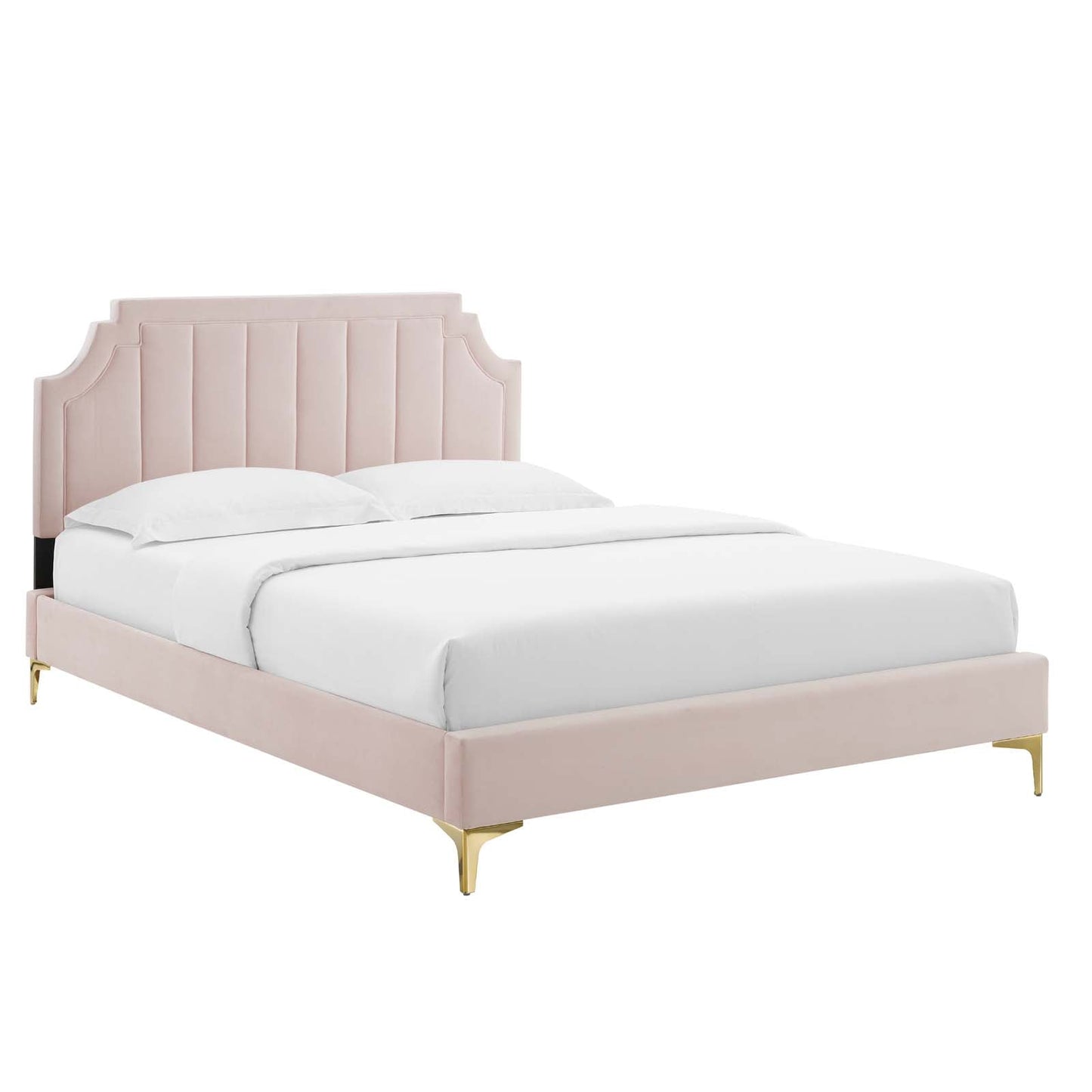 Modway Sienna Performance Velvet Twin Platform Bed | Beds | Modishstore-37