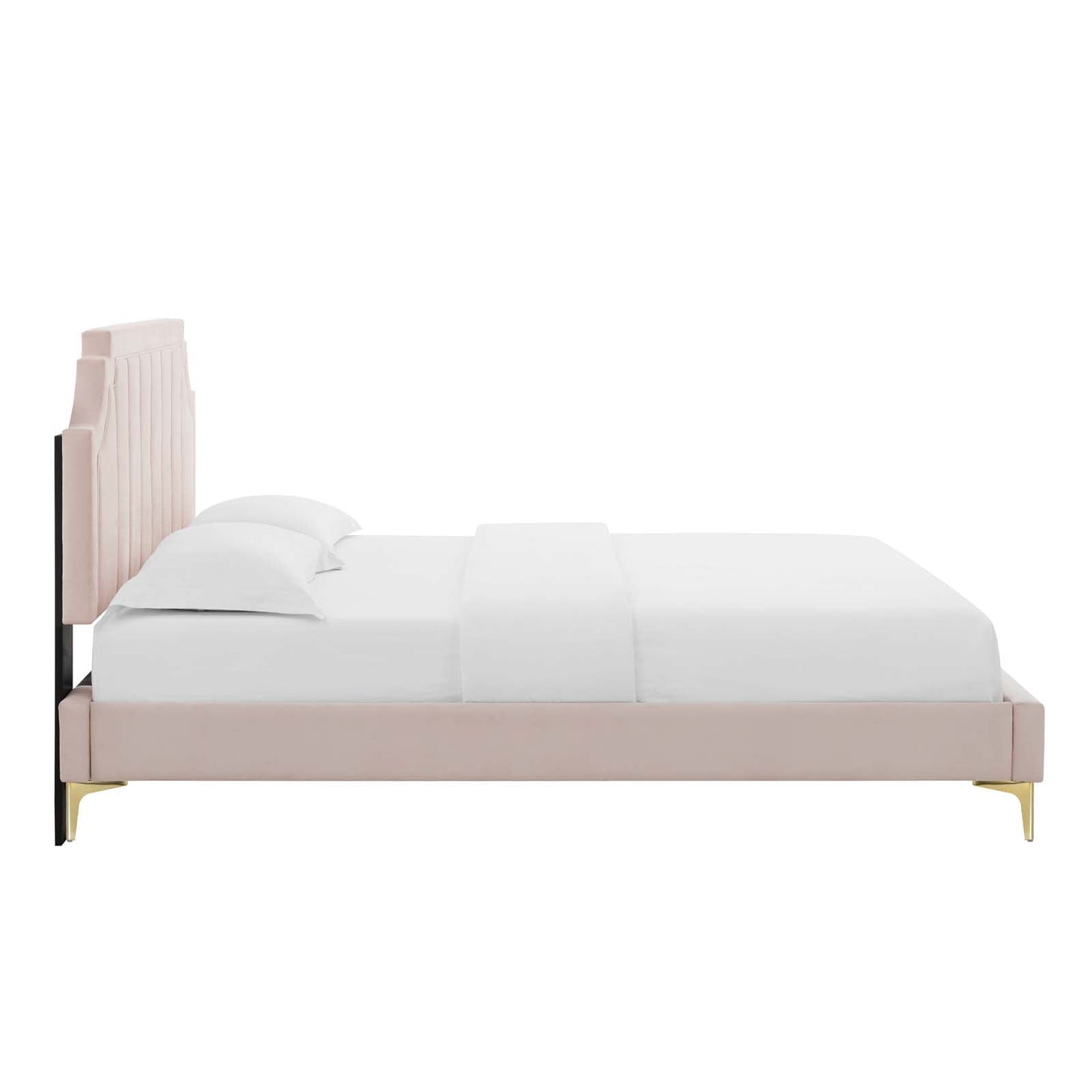Modway Sienna Performance Velvet Twin Platform Bed | Beds | Modishstore-40