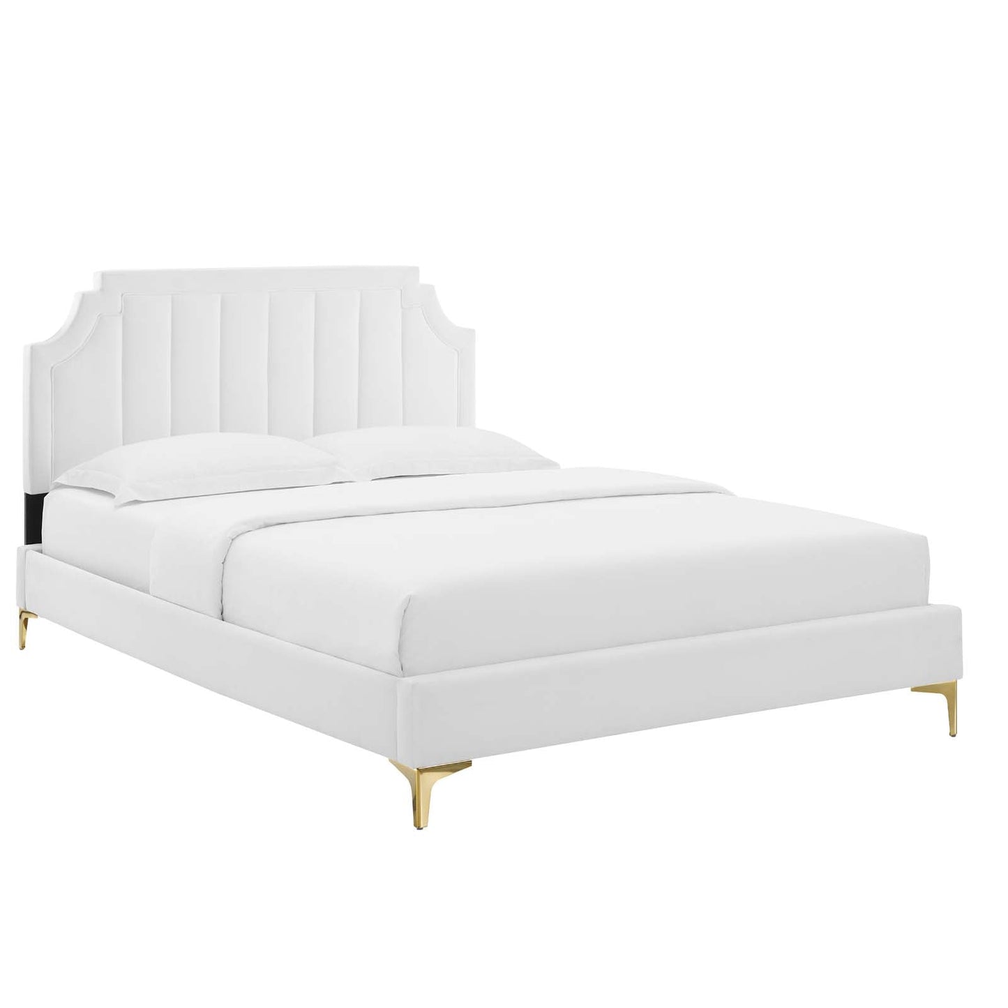 Modway Sienna Performance Velvet Twin Platform Bed | Beds | Modishstore-51