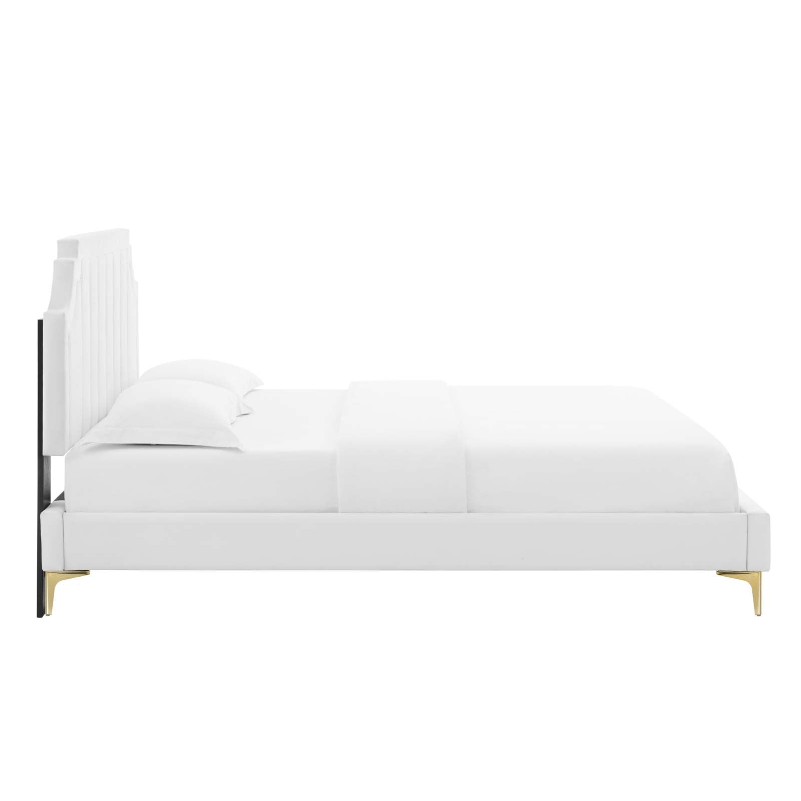 Modway Sienna Performance Velvet Twin Platform Bed | Beds | Modishstore-54
