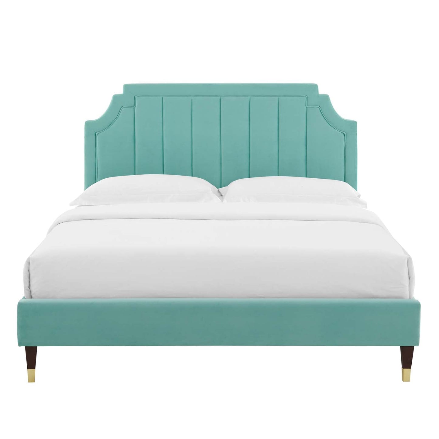Modway Sienna Performance Velvet Twin Platform Bed | Beds | Modishstore-27