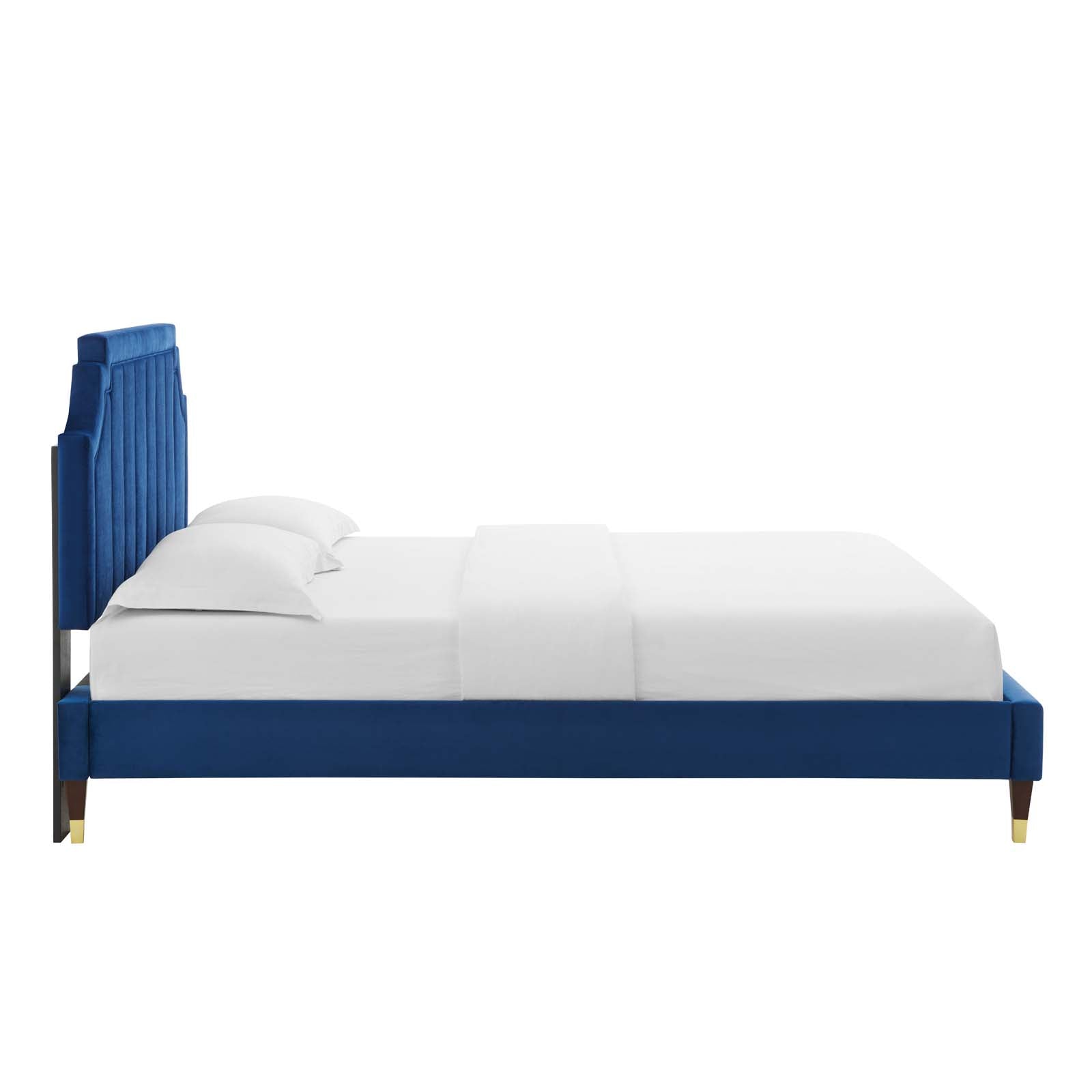Modway Sienna Performance Velvet Twin Platform Bed | Beds | Modishstore-33