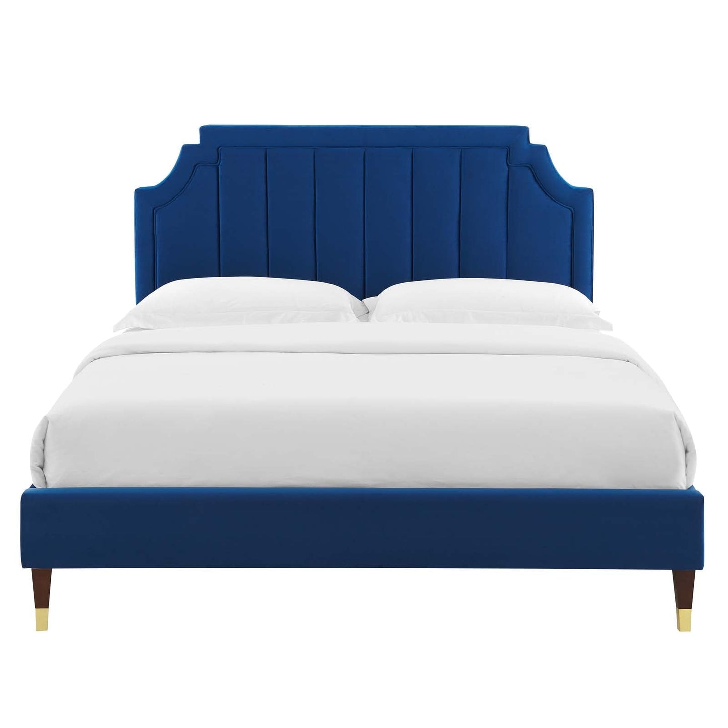 Modway Sienna Performance Velvet Twin Platform Bed | Beds | Modishstore-34