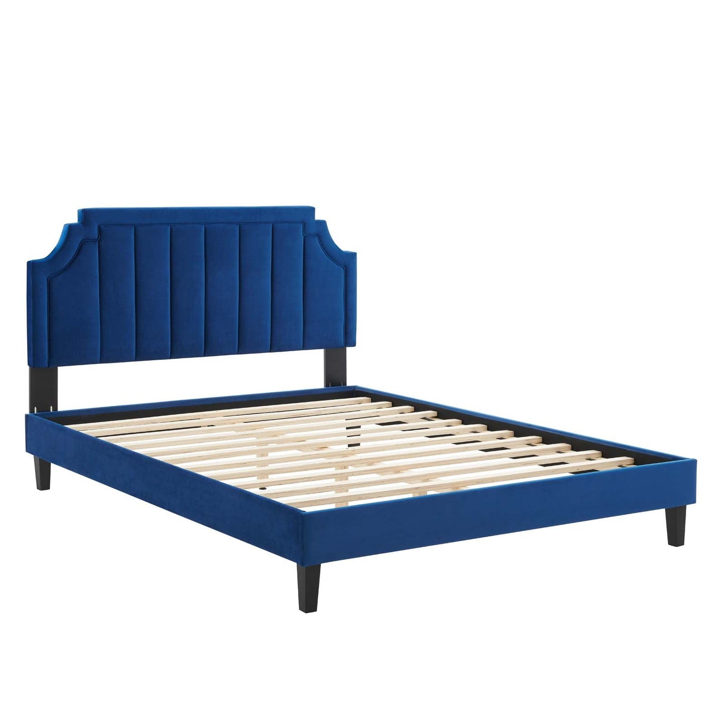 Modway Sienna Performance Velvet Twin Platform Bed | Beds | Modishstore-31