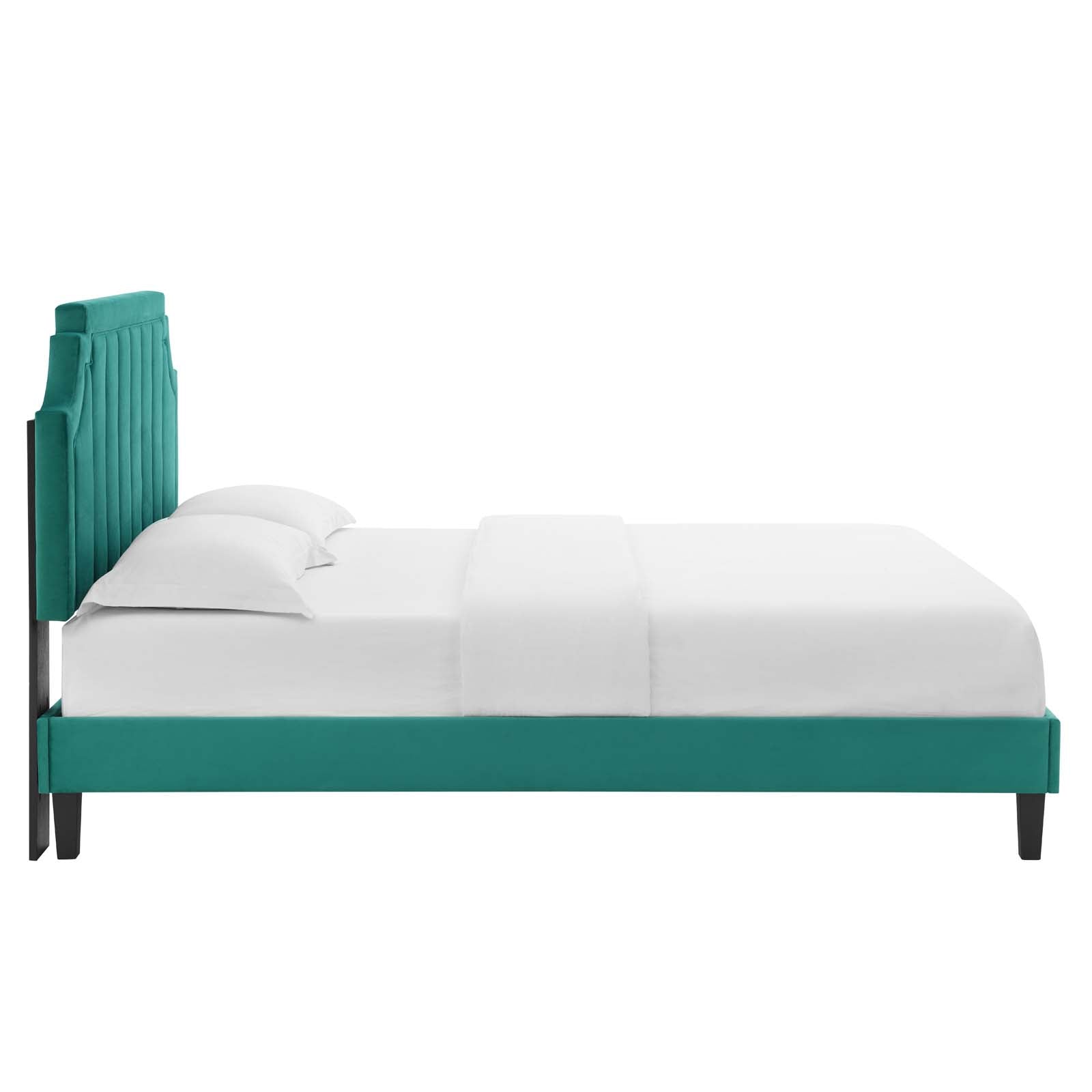 Modway Sienna Performance Velvet Twin Platform Bed | Beds | Modishstore-47