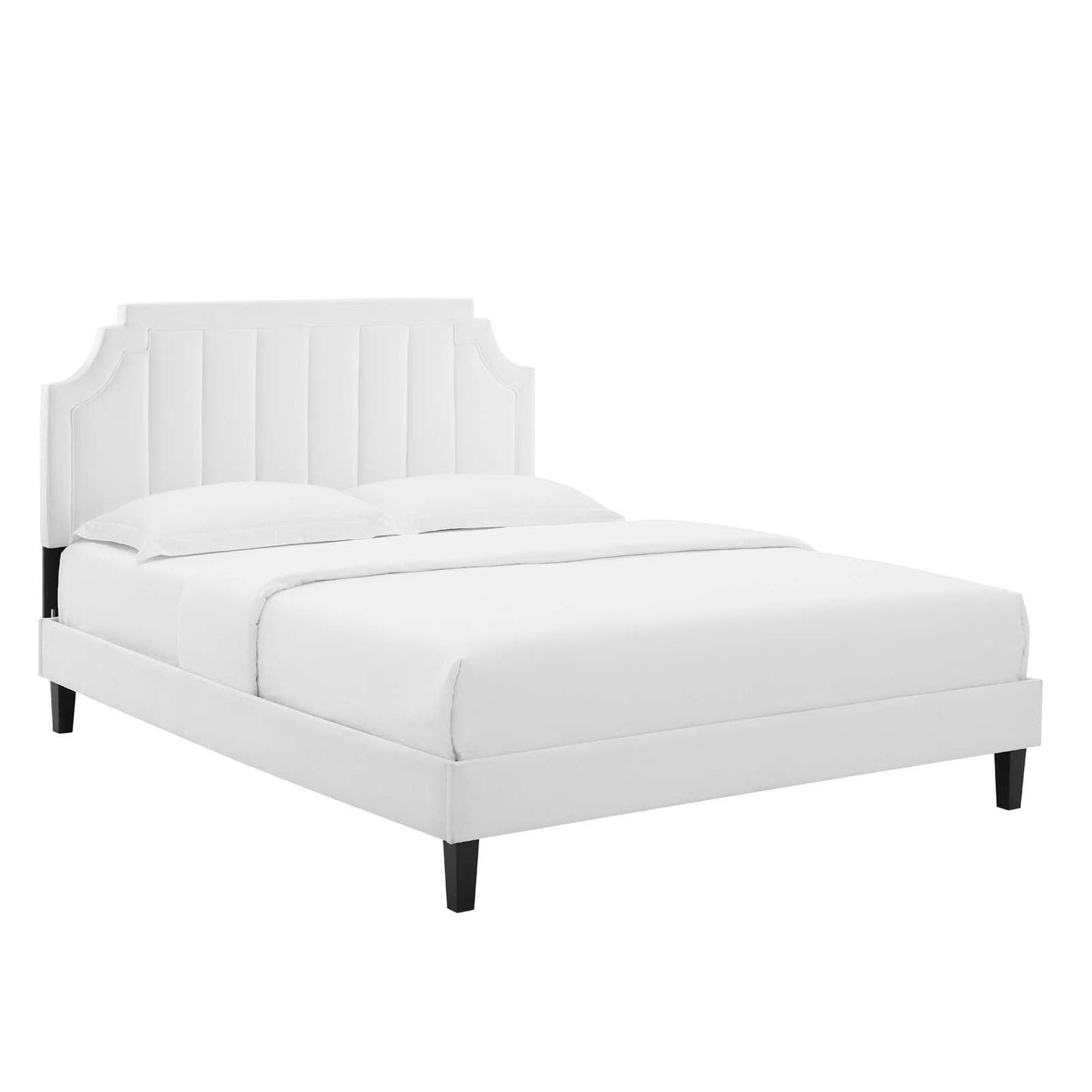 Modway Sienna Performance Velvet Twin Platform Bed | Beds | Modishstore-51