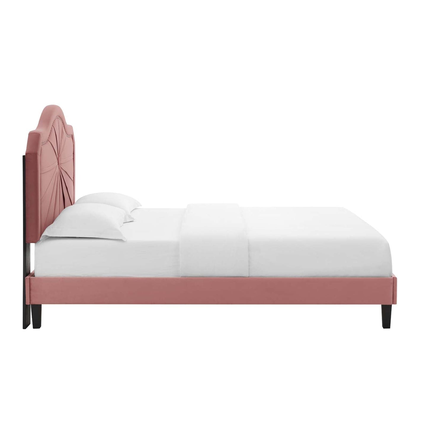 Modway Portia Performance Velvet Full Platform Bed | Beds | Modishstore-12