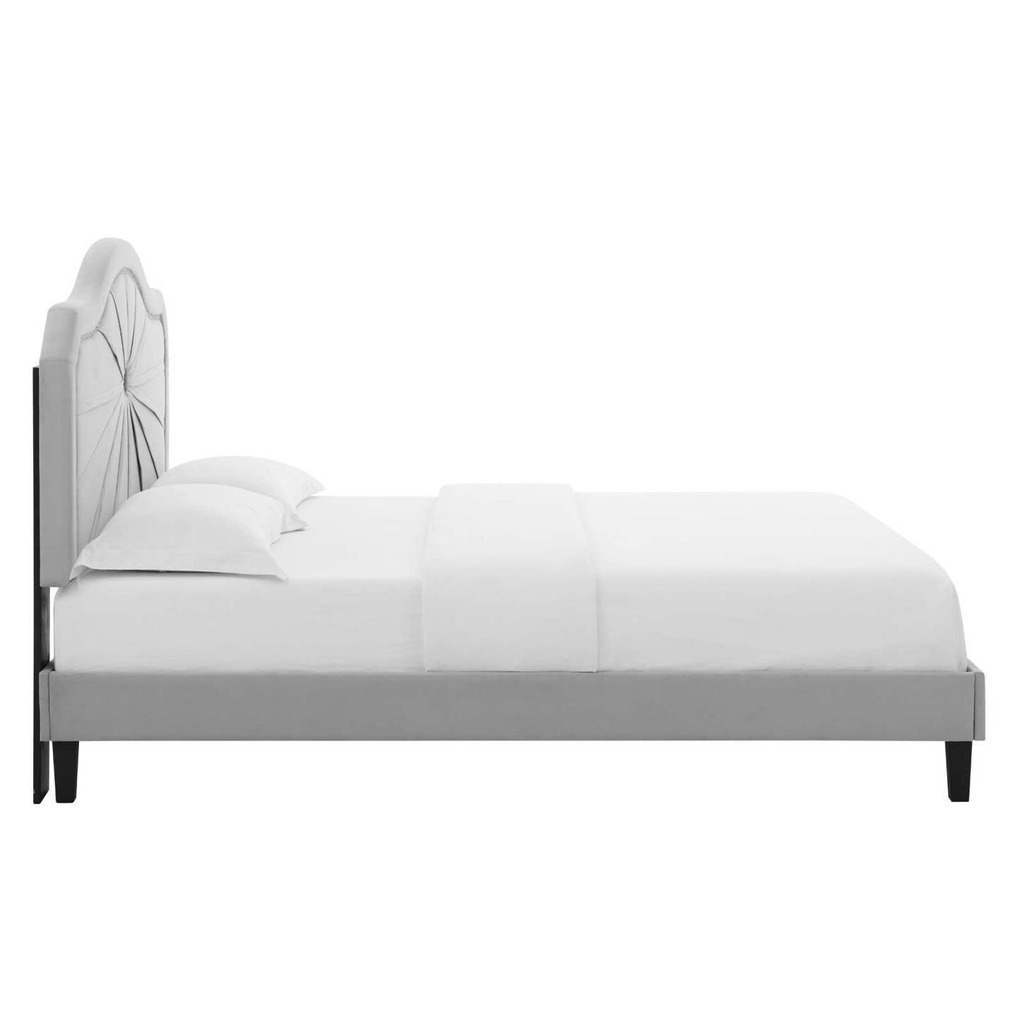 Modway Portia Performance Velvet Full Platform Bed | Beds | Modishstore-19