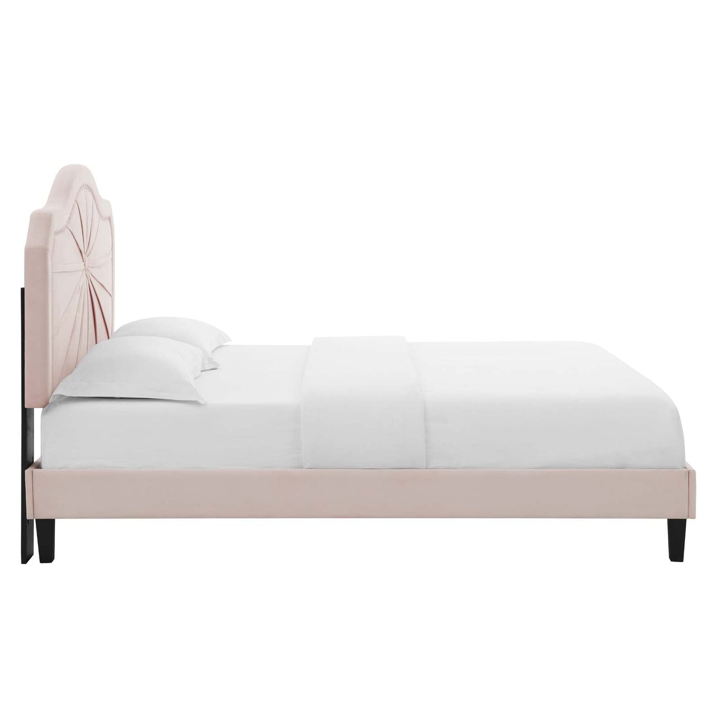 Modway Portia Performance Velvet Full Platform Bed | Beds | Modishstore-40