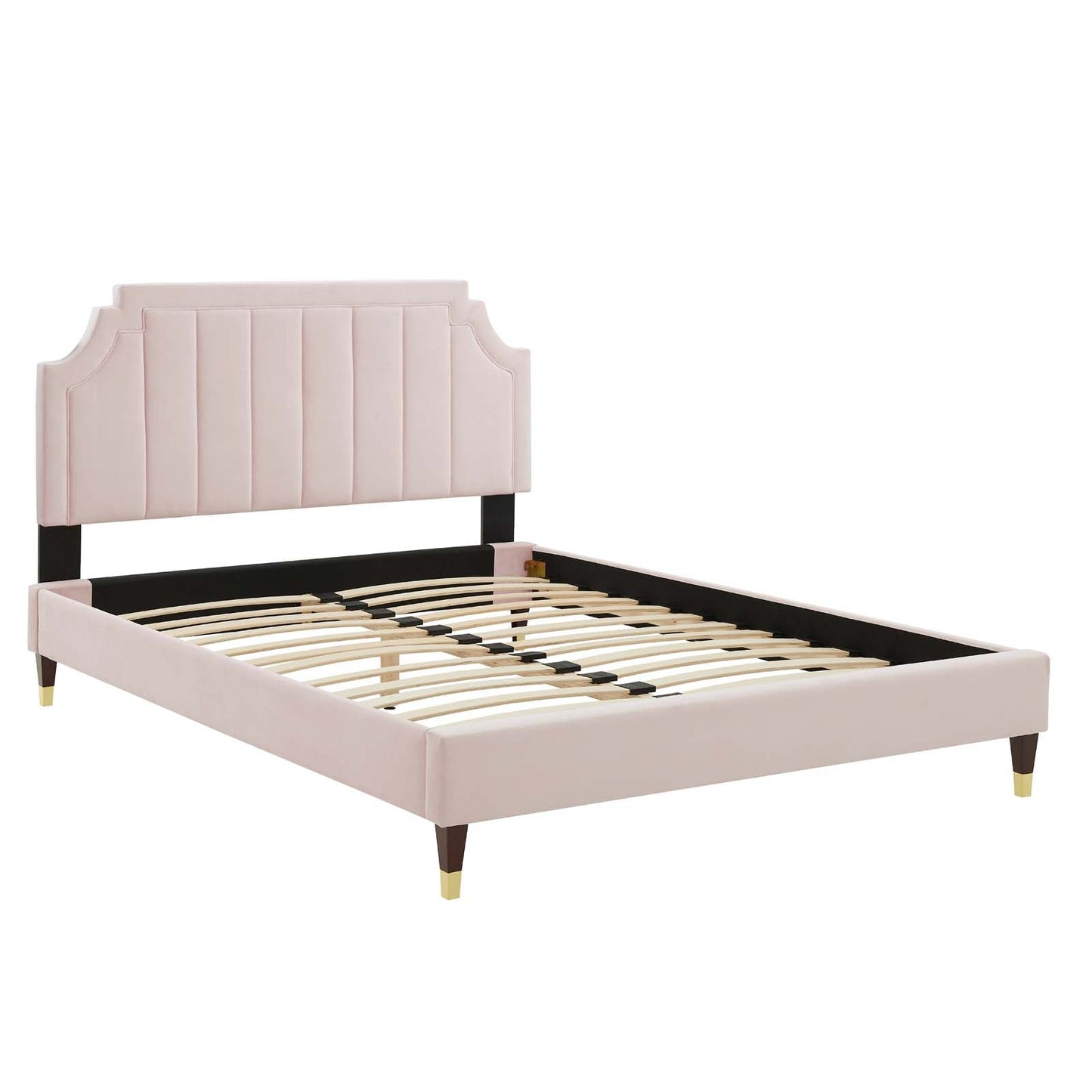 Modway Sienna Performance Velvet Full Platform Bed | Beds | Modishstore-38