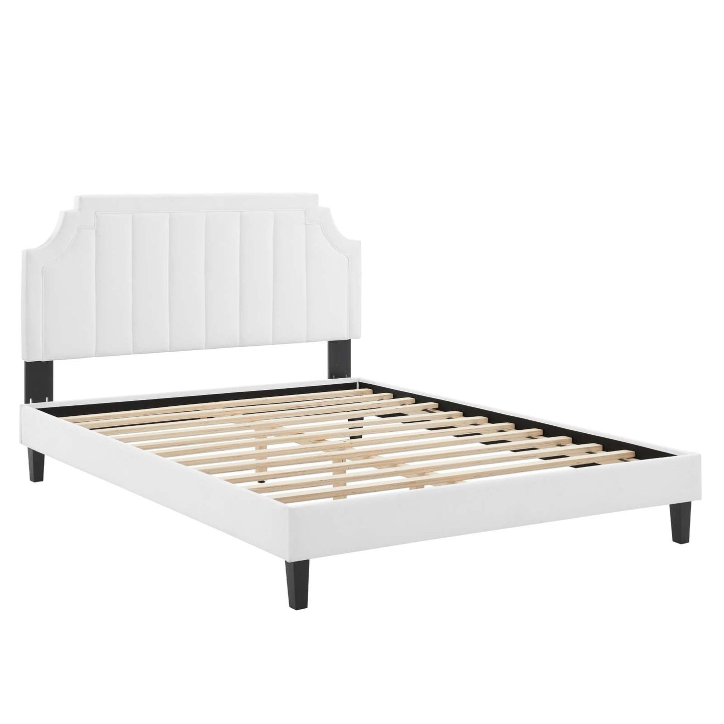 Modway Sienna Performance Velvet Full Platform Bed | Beds | Modishstore-52