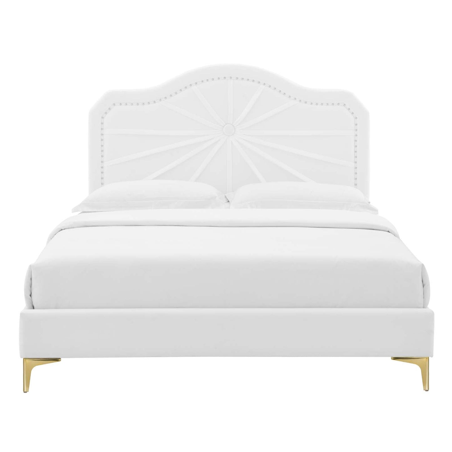 Modway Portia Performance Velvet King Platform Bed | Beds | Modishstore-55