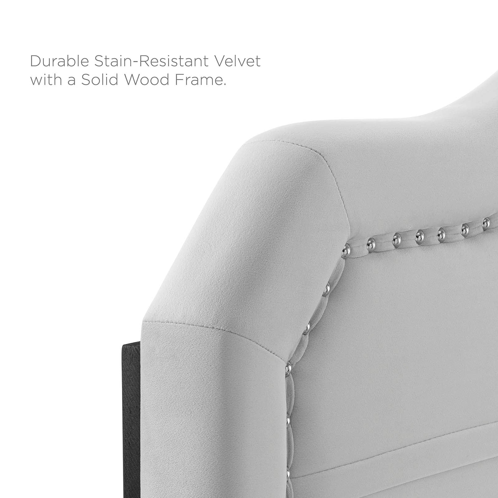 Modway Portia Performance Velvet King Platform Bed | Beds | Modishstore-22