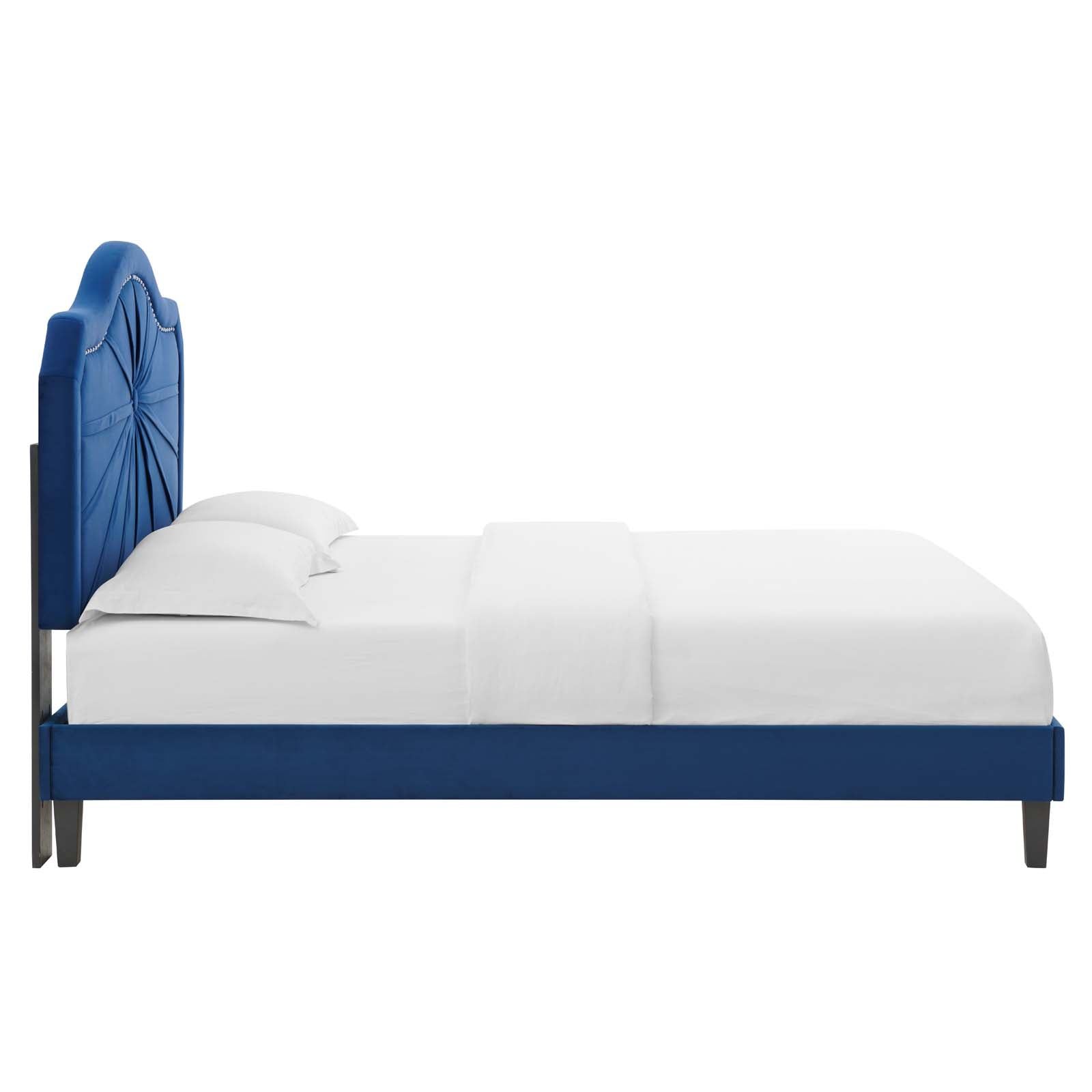 Modway Portia Performance Velvet King Platform Bed | Beds | Modishstore-33