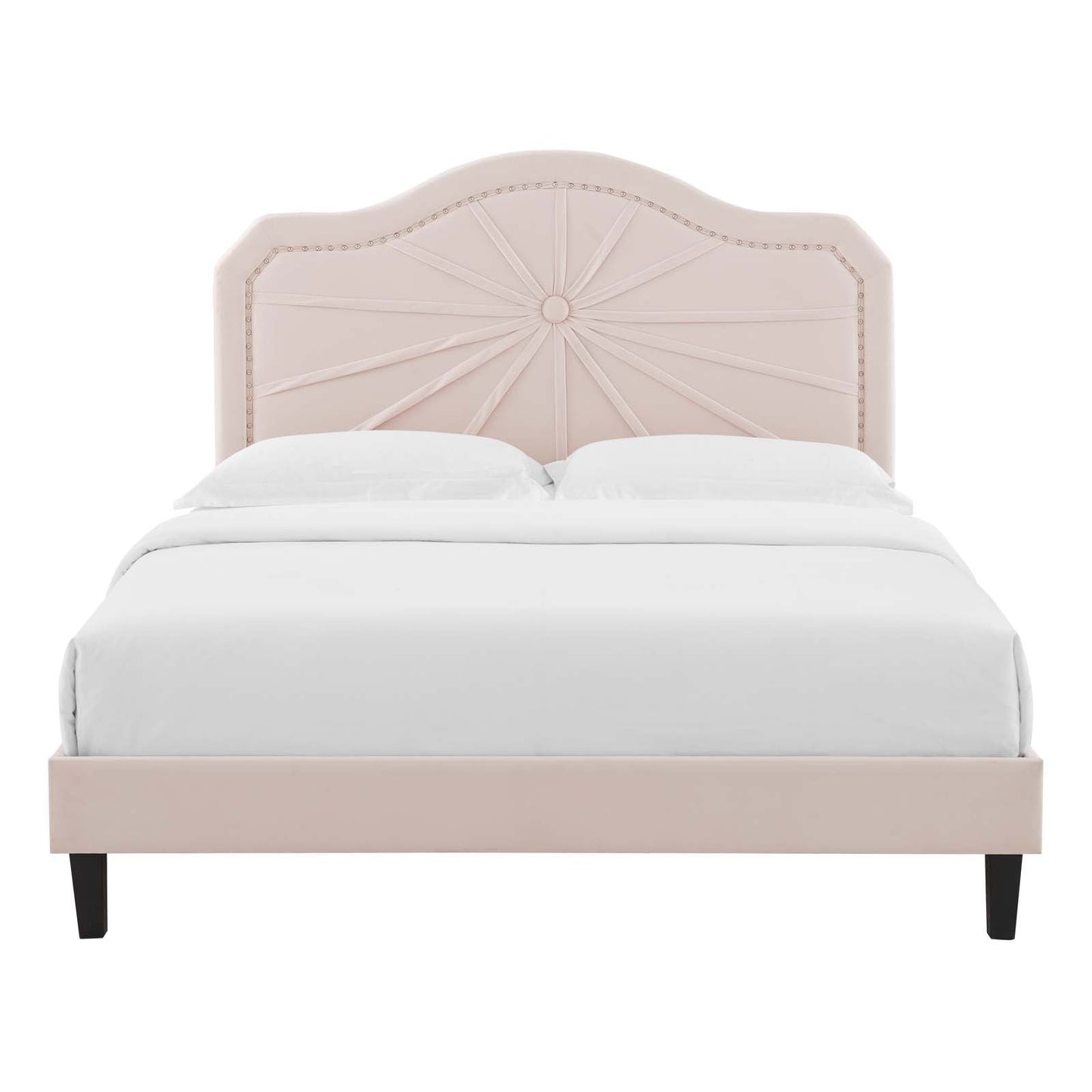 Modway Portia Performance Velvet King Platform Bed | Beds | Modishstore-41