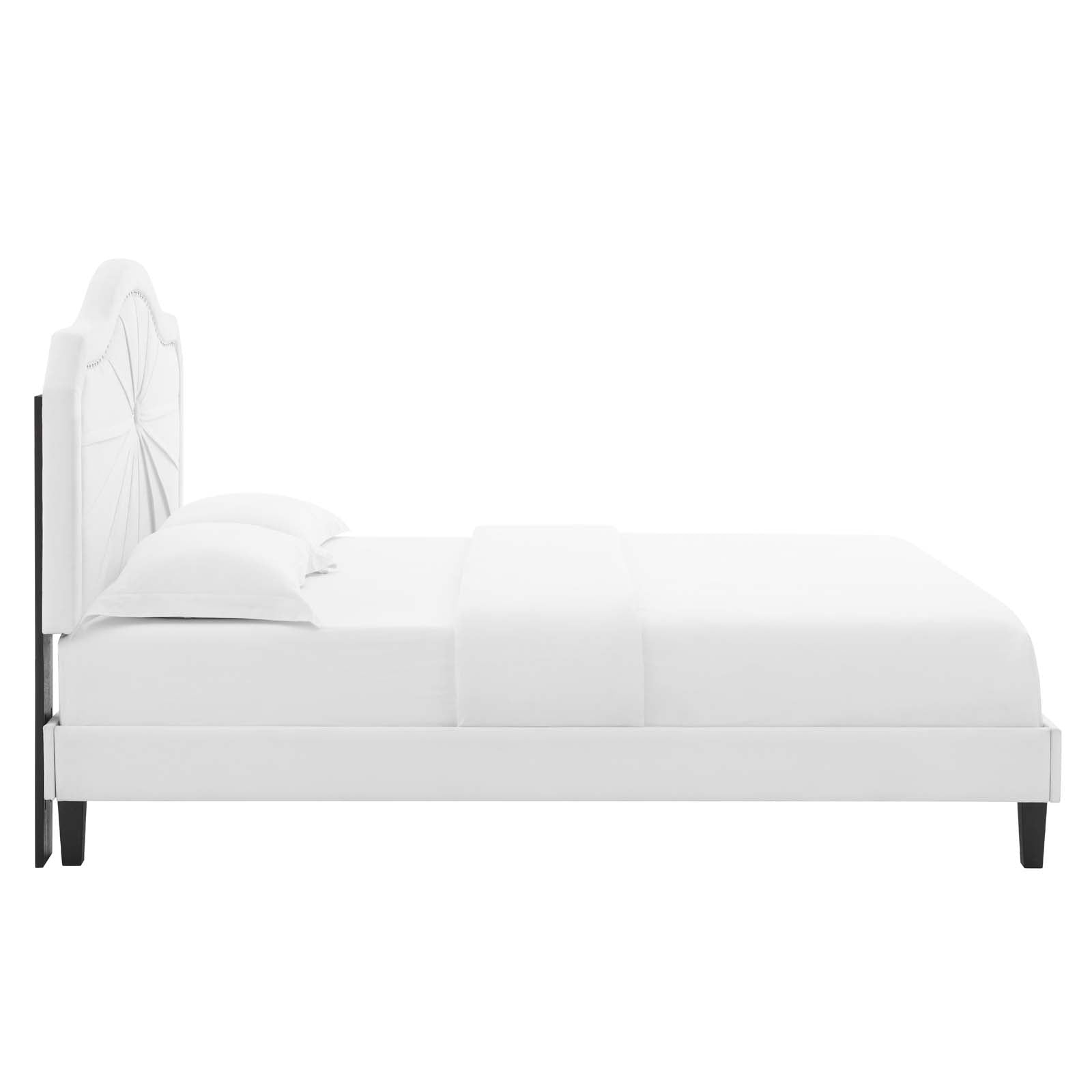 Modway Portia Performance Velvet King Platform Bed | Beds | Modishstore-54