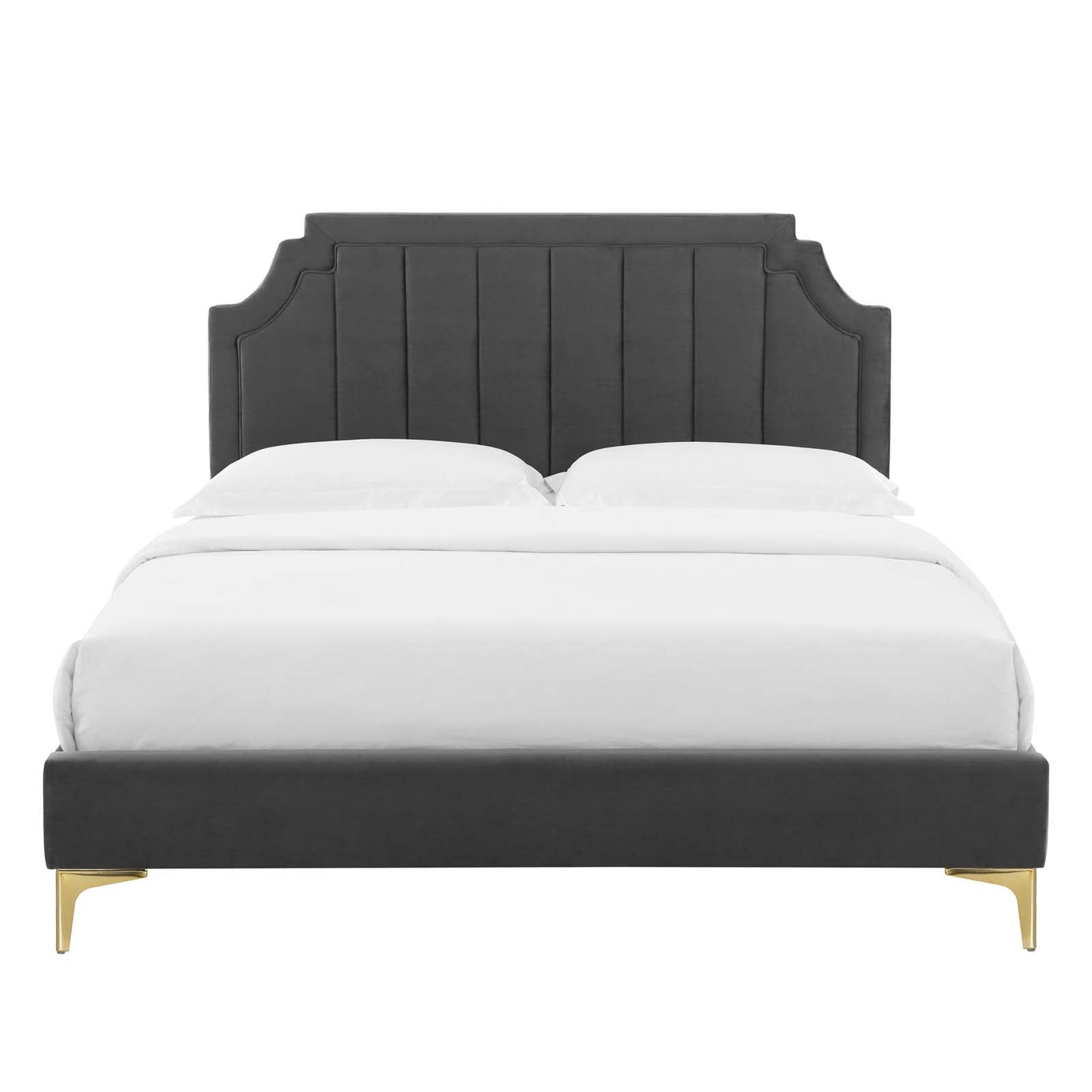 Modway Sienna Performance Velvet King Platform Bed | Beds | Modishstore-6