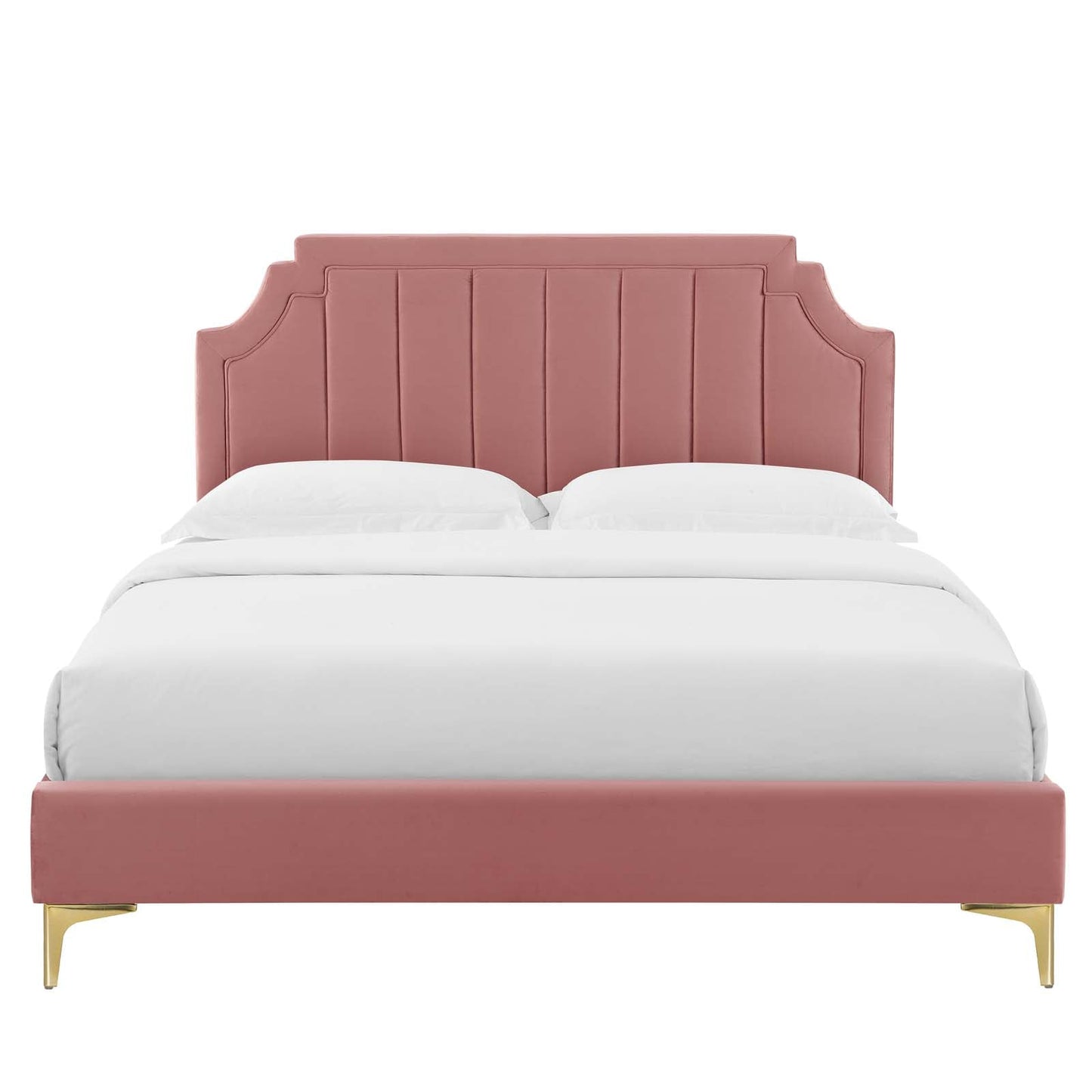 Modway Sienna Performance Velvet King Platform Bed | Beds | Modishstore-13