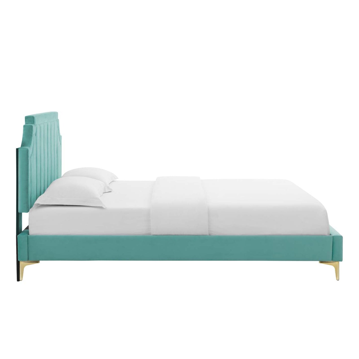 Modway Sienna Performance Velvet King Platform Bed | Beds | Modishstore-26