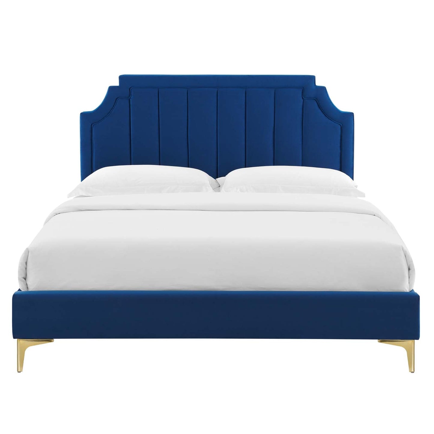 Modway Sienna Performance Velvet King Platform Bed | Beds | Modishstore-34