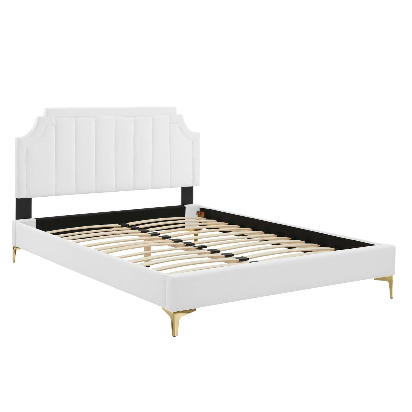Modway Sienna Performance Velvet King Platform Bed | Beds | Modishstore-52