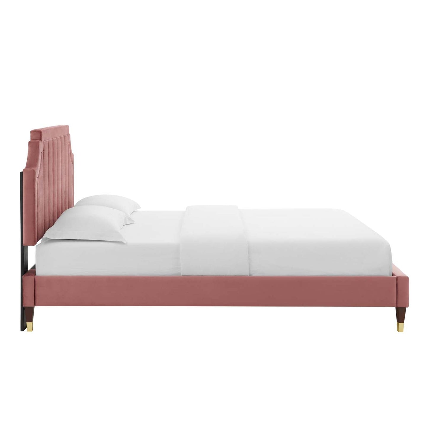 Modway Sienna Performance Velvet King Platform Bed | Beds | Modishstore-13