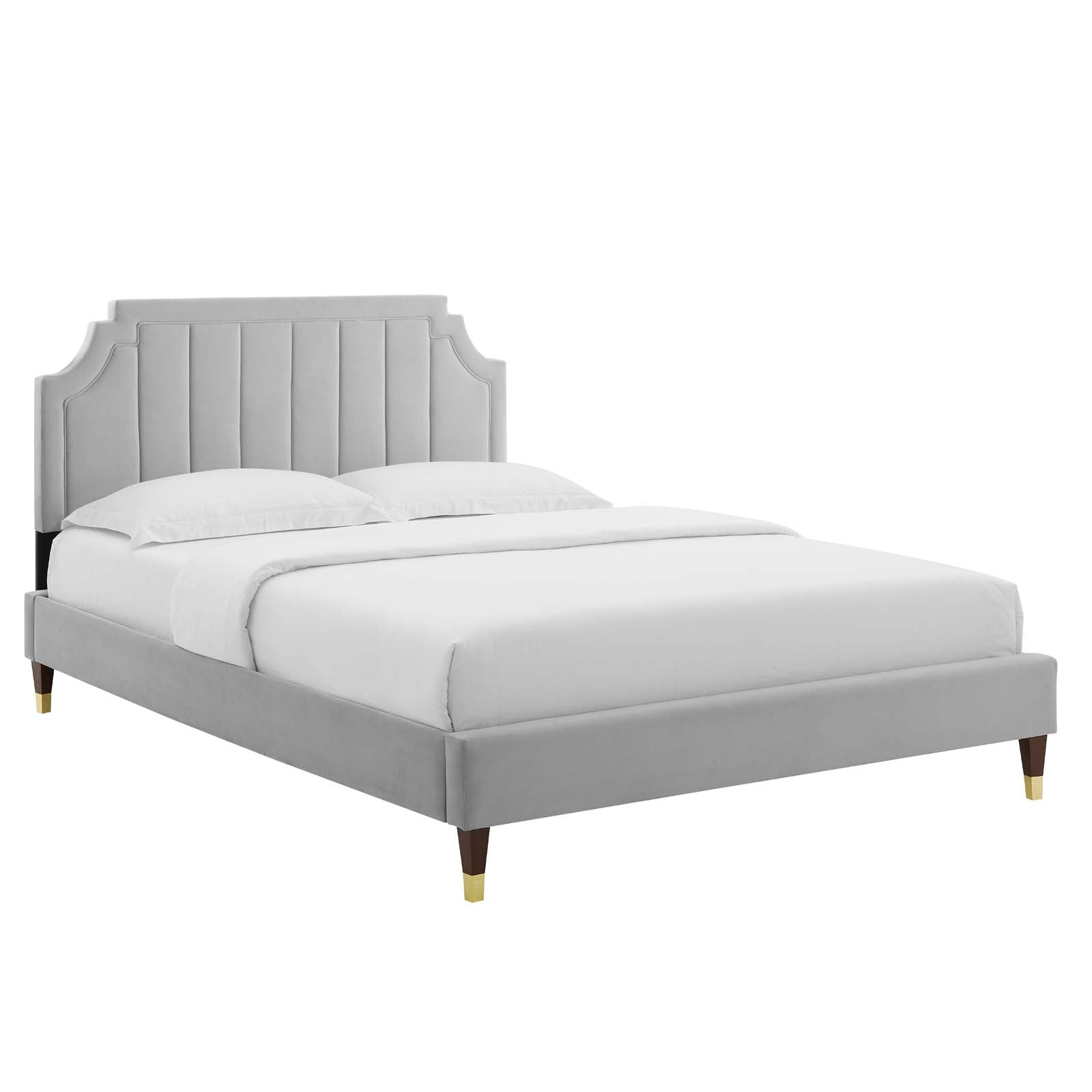 Modway Sienna Performance Velvet King Platform Bed | Beds | Modishstore-18