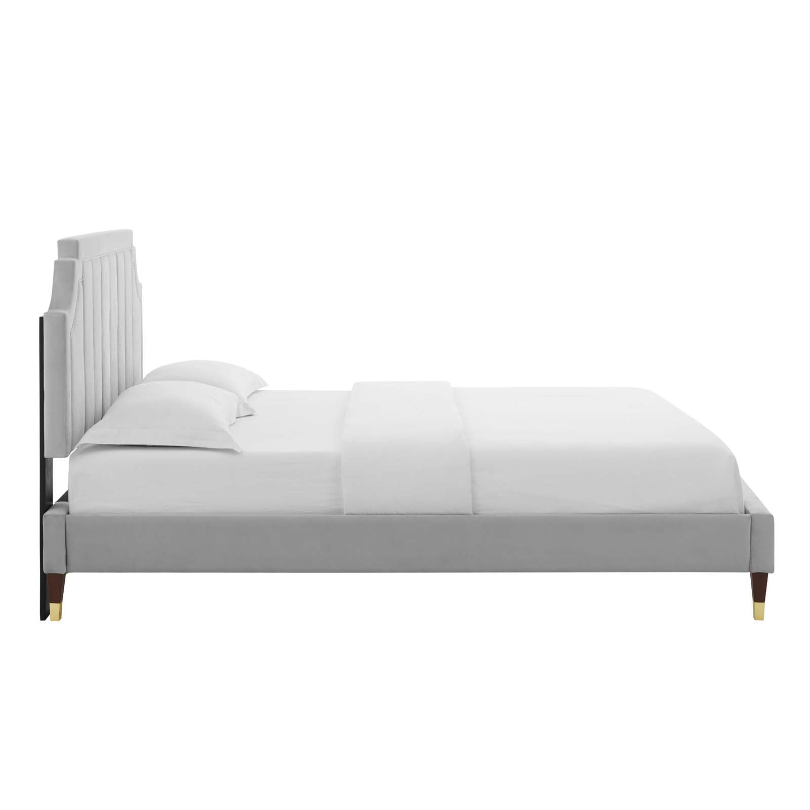 Modway Sienna Performance Velvet King Platform Bed | Beds | Modishstore-21