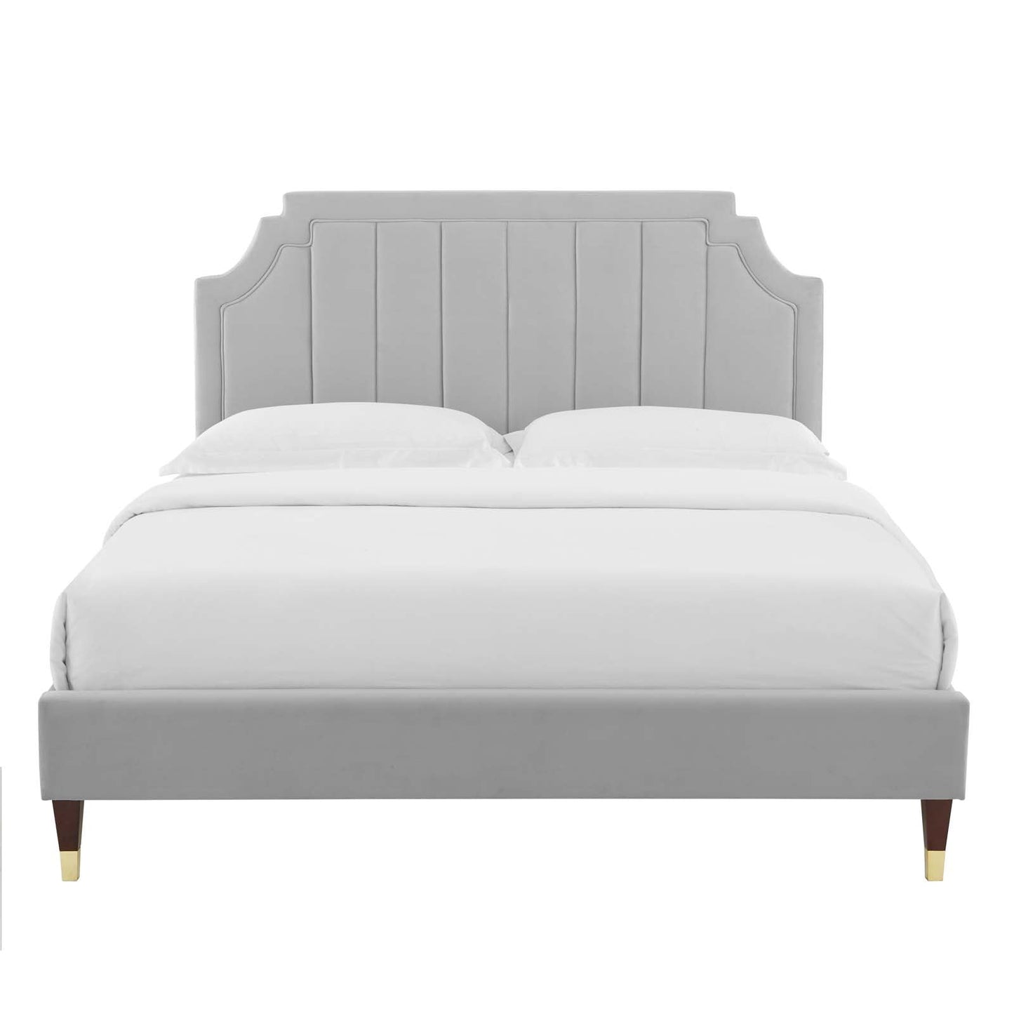 Modway Sienna Performance Velvet King Platform Bed | Beds | Modishstore-22