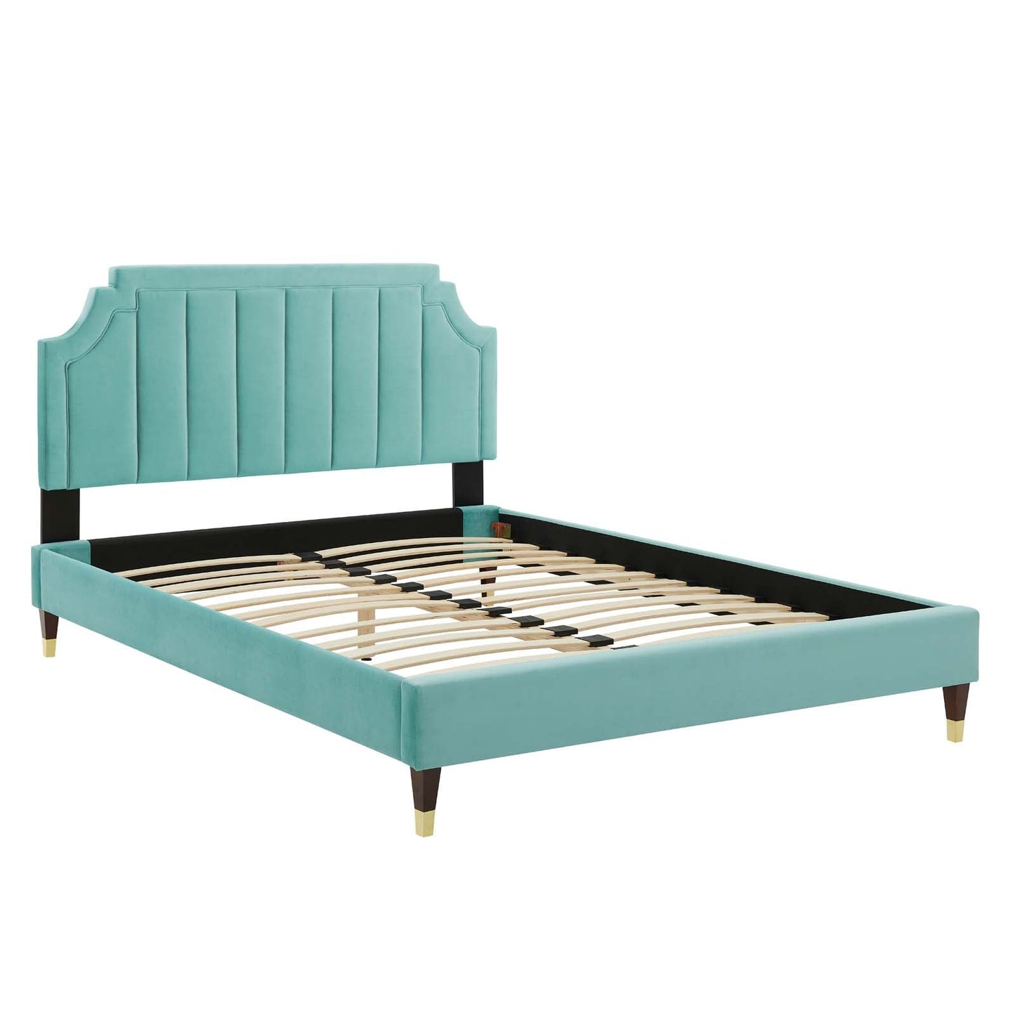 Modway Sienna Performance Velvet King Platform Bed | Beds | Modishstore-27