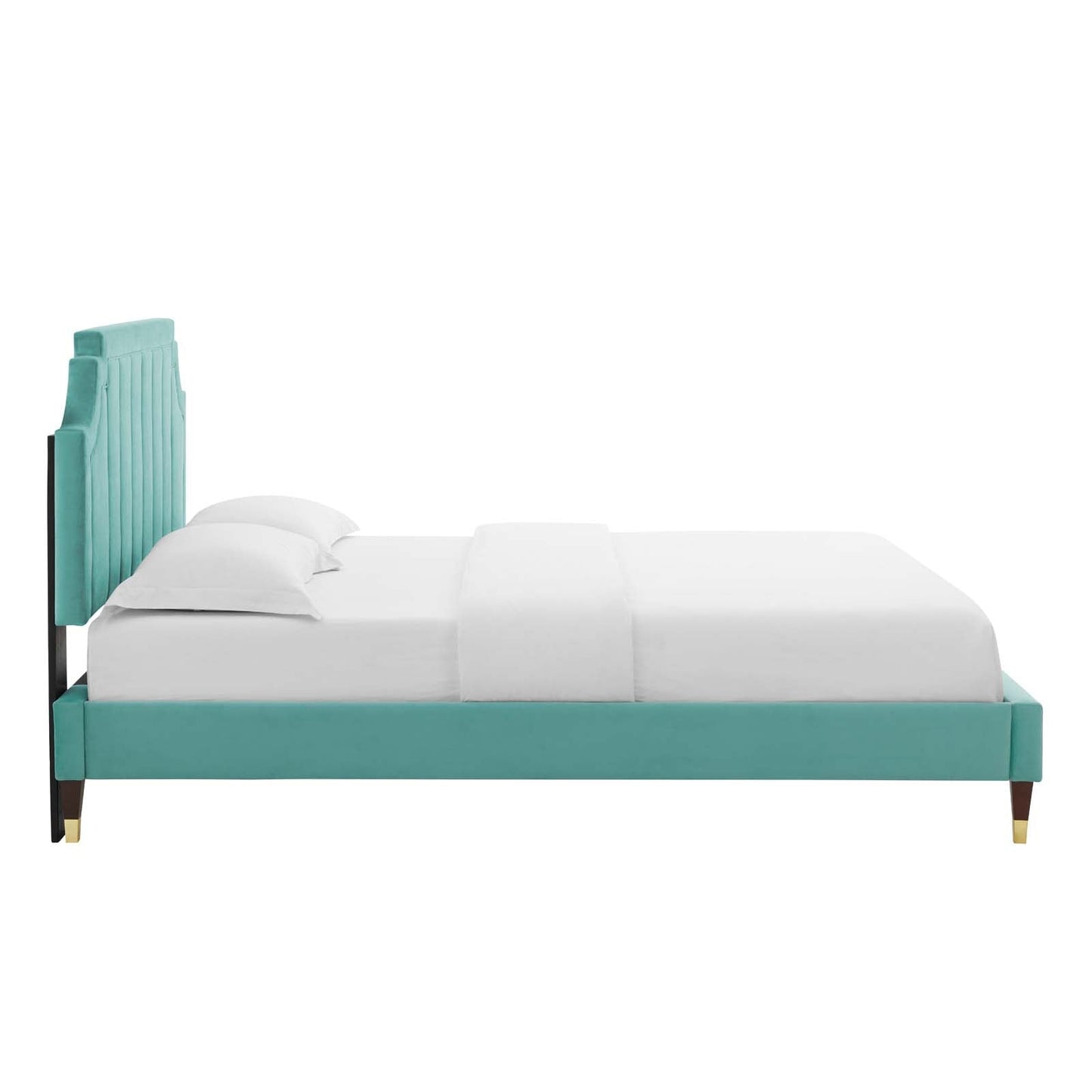 Modway Sienna Performance Velvet King Platform Bed | Beds | Modishstore-29