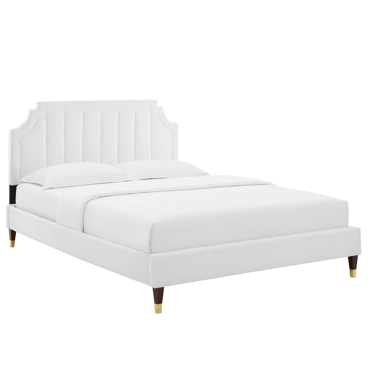 Modway Sienna Performance Velvet King Platform Bed | Beds | Modishstore-58