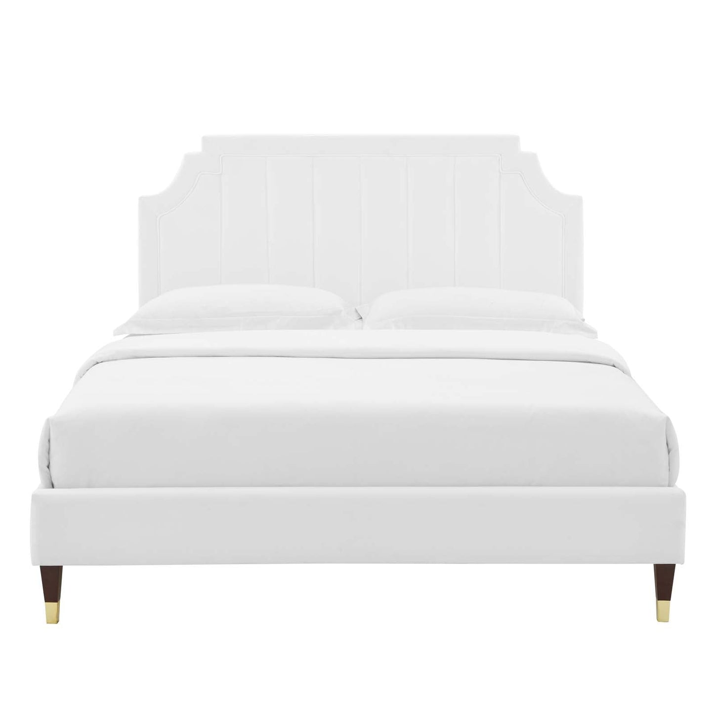 Modway Sienna Performance Velvet King Platform Bed | Beds | Modishstore-62