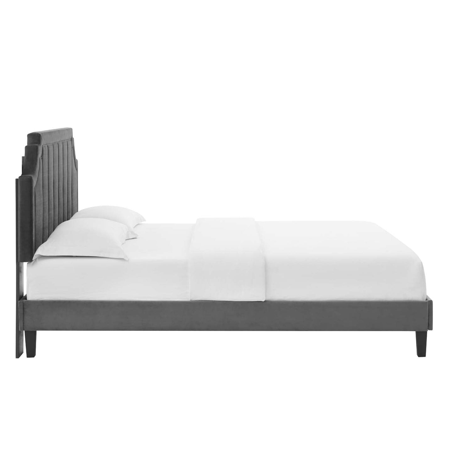 Modway Sienna Performance Velvet King Platform Bed | Beds | Modishstore-4