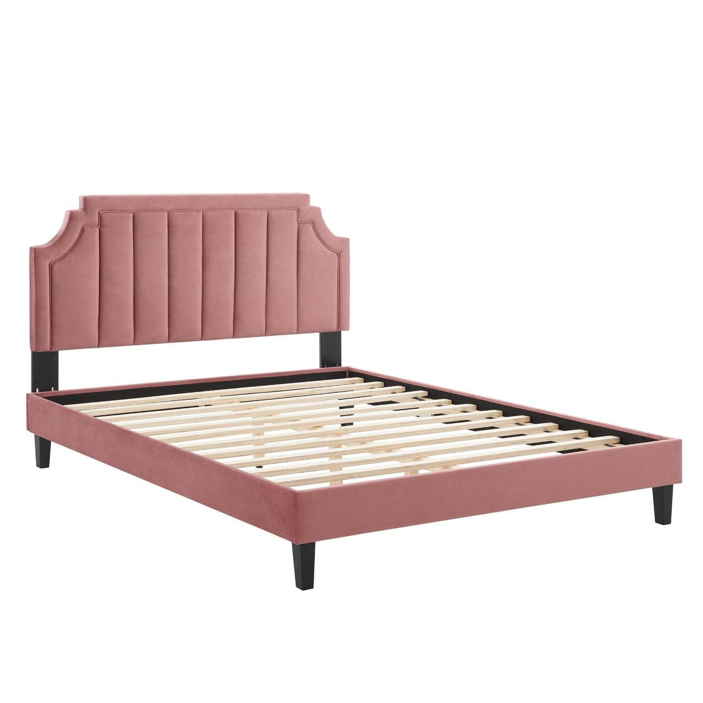 Modway Sienna Performance Velvet King Platform Bed | Beds | Modishstore-9
